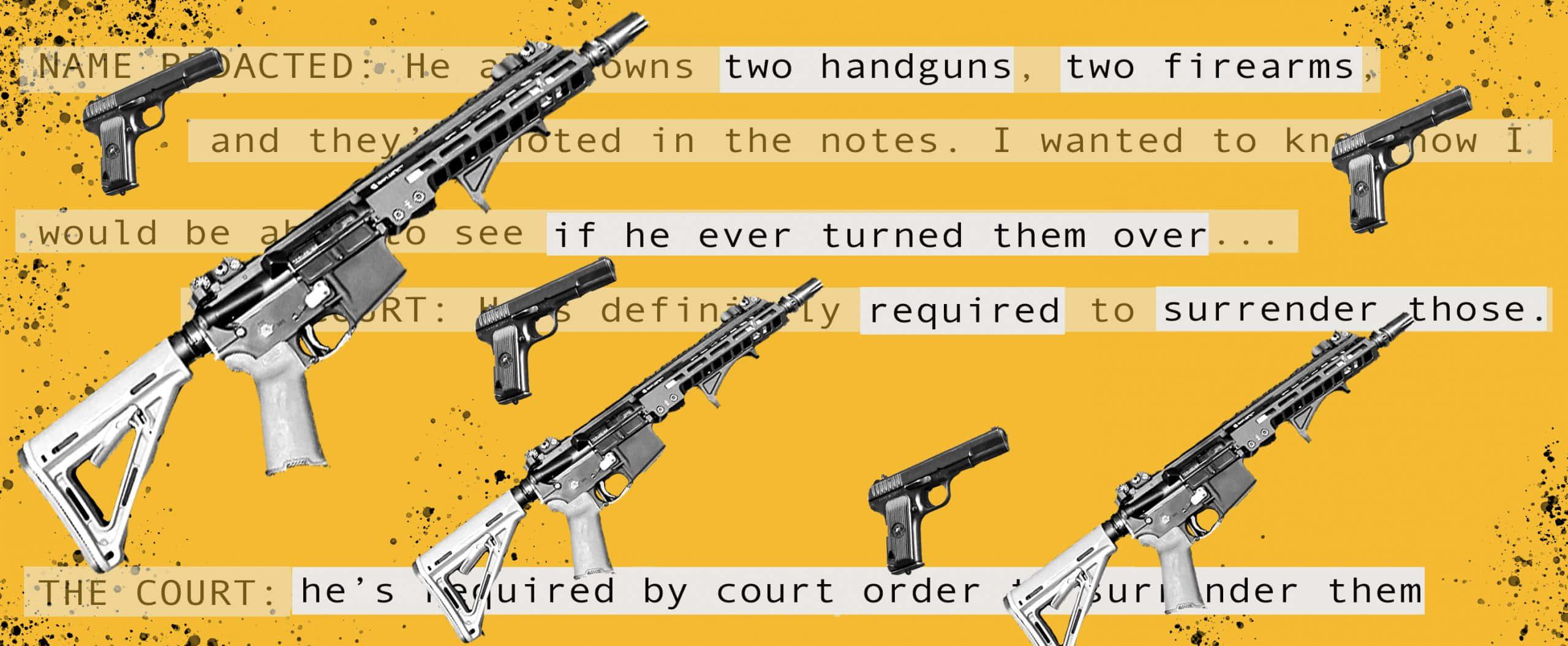 Image "A Military-Grade Assault Rifle On Display" — 2560x1054 wallpaper