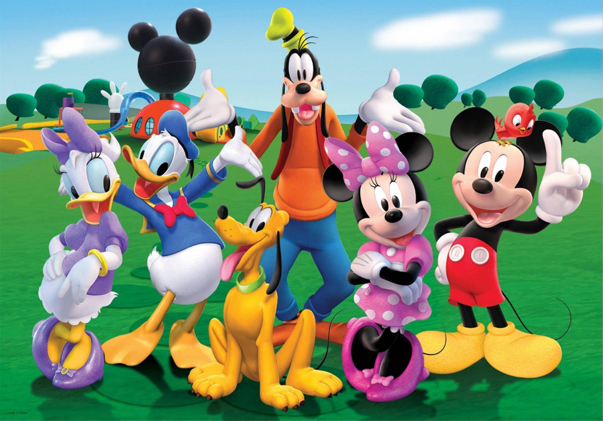 Image Classic Mickey Mouse and Friends from Mickey Mouse Clubhouse — 1920x1342 wallpaper