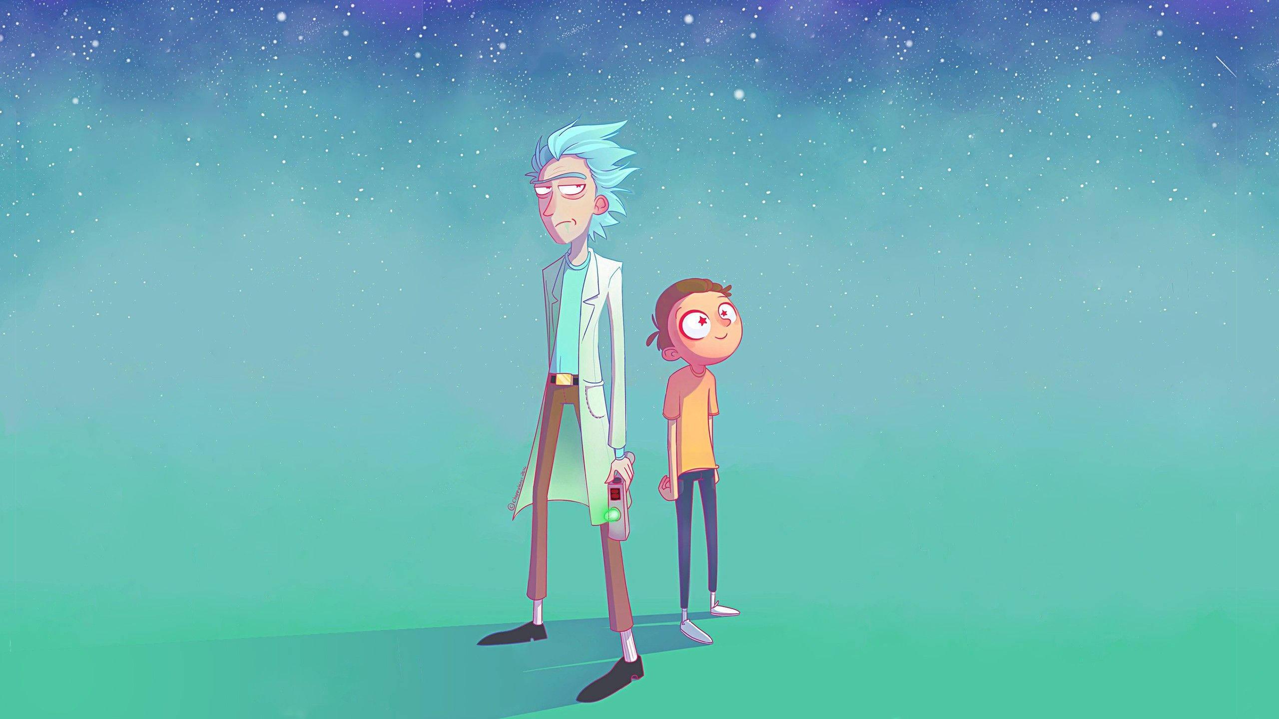 Image Fun and Adventure With Rick And Morty — 2560x1440 wallpaper