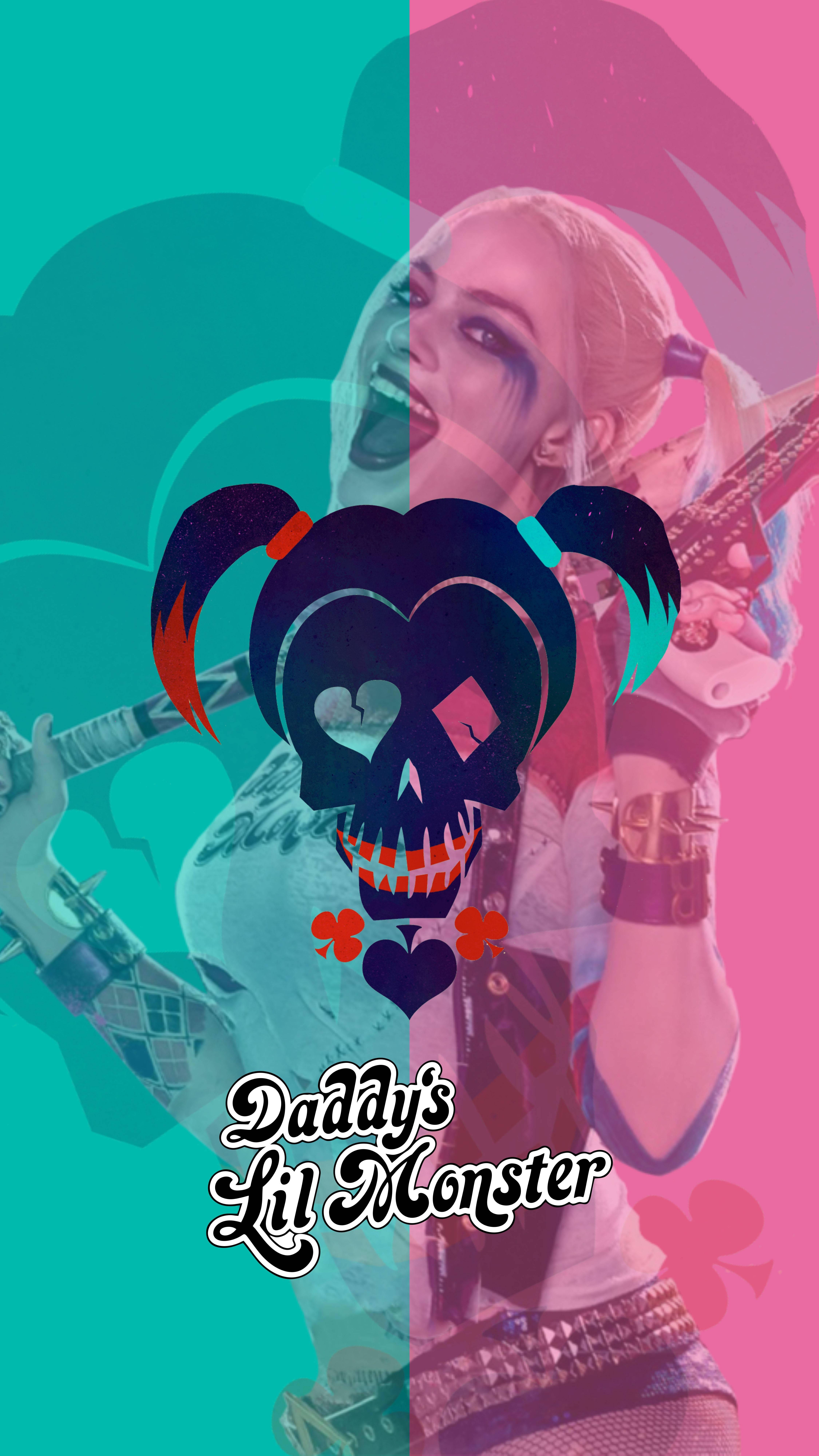 Image Harley Quinn Expressive Gaze — 4500x8000 wallpaper