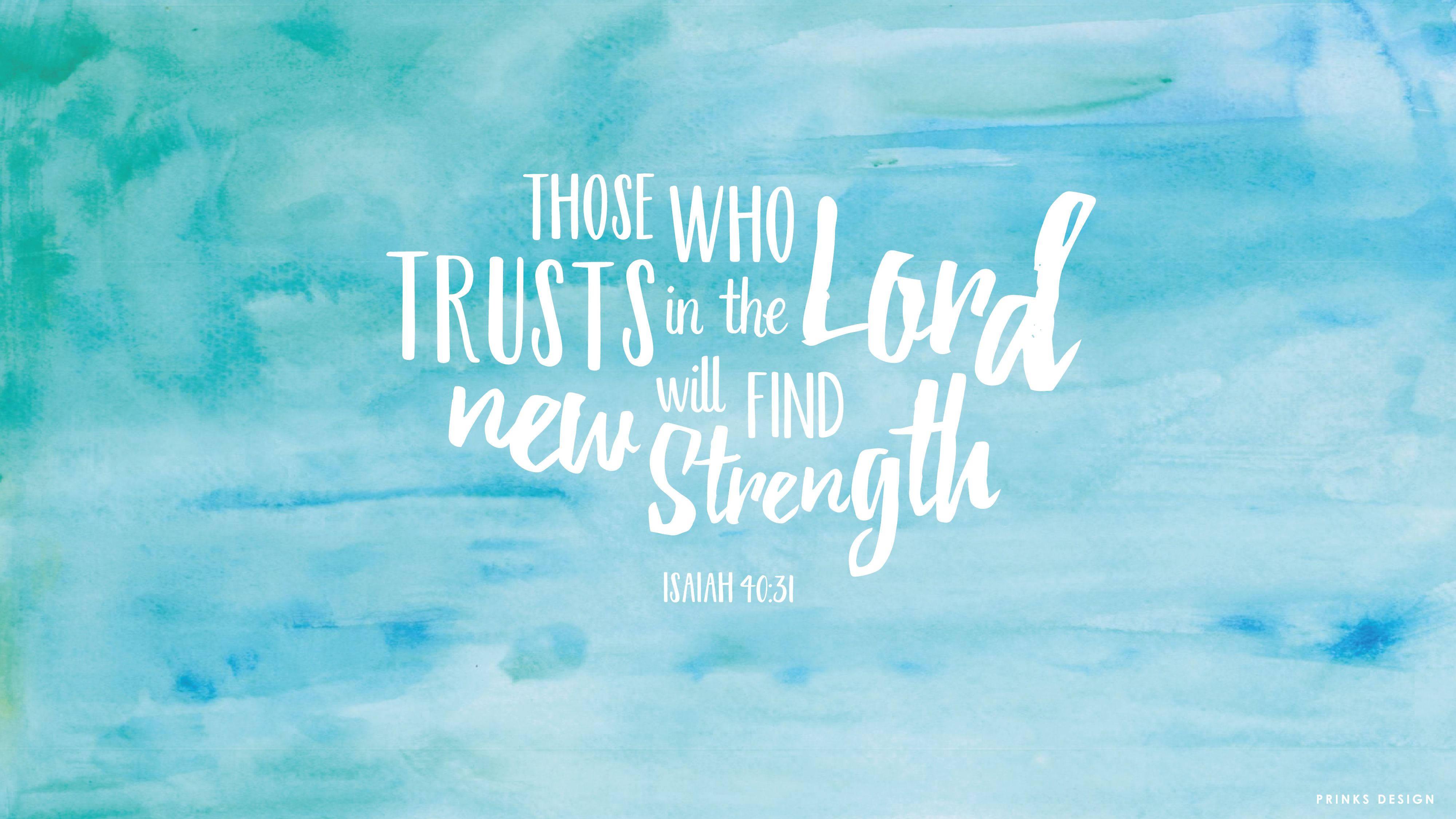Image Isaiah 40:31 - Seek Strength from the Lord — 4000x2250 wallpaper