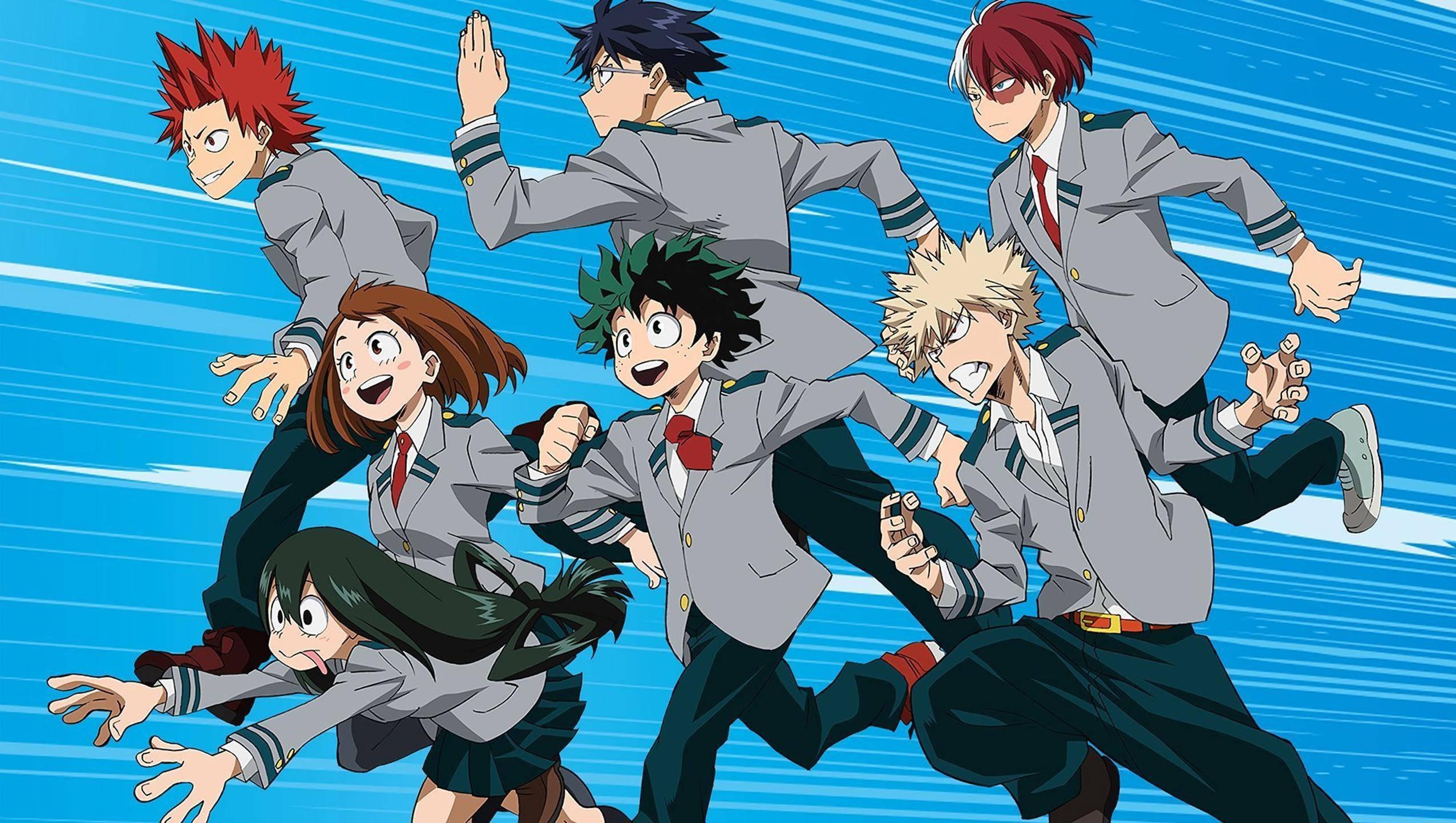 Image My Hero Academia Students Standing Together — 2552x1442 wallpaper