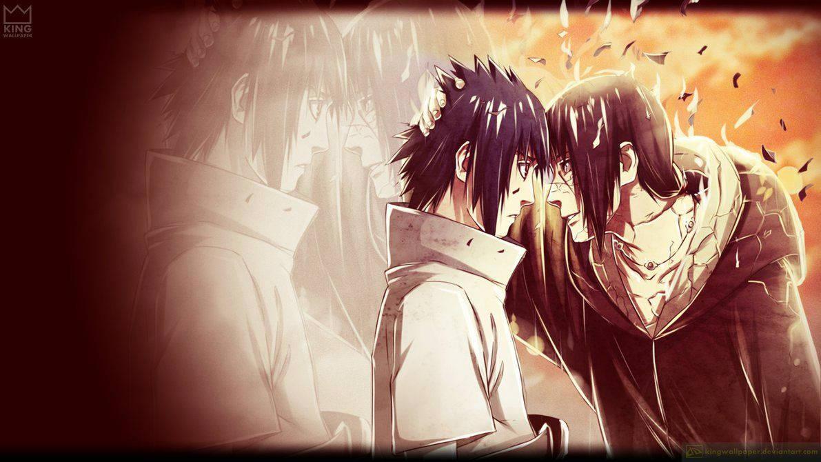 Image Naruto Itachi and Sasuke Sharing a Moment
