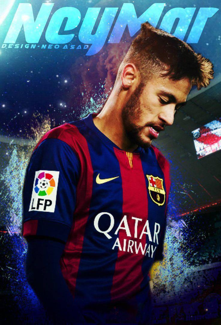 Image Neymar Jr. Sporting His Signature Paint Design — 737x1085 wallpaper