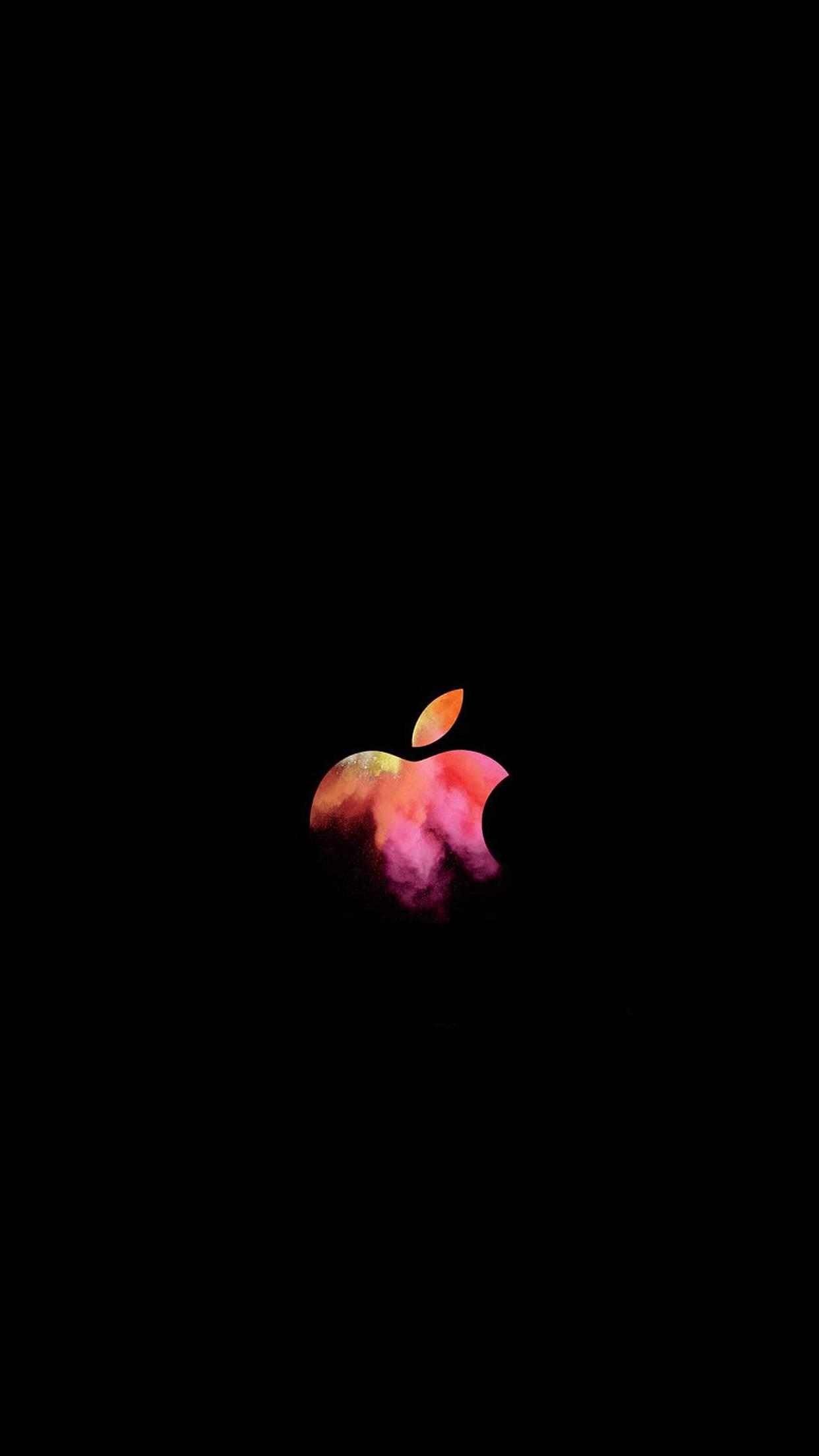 Image The Eclectic Colors of the Apple Logo — 1242x2208 wallpaper