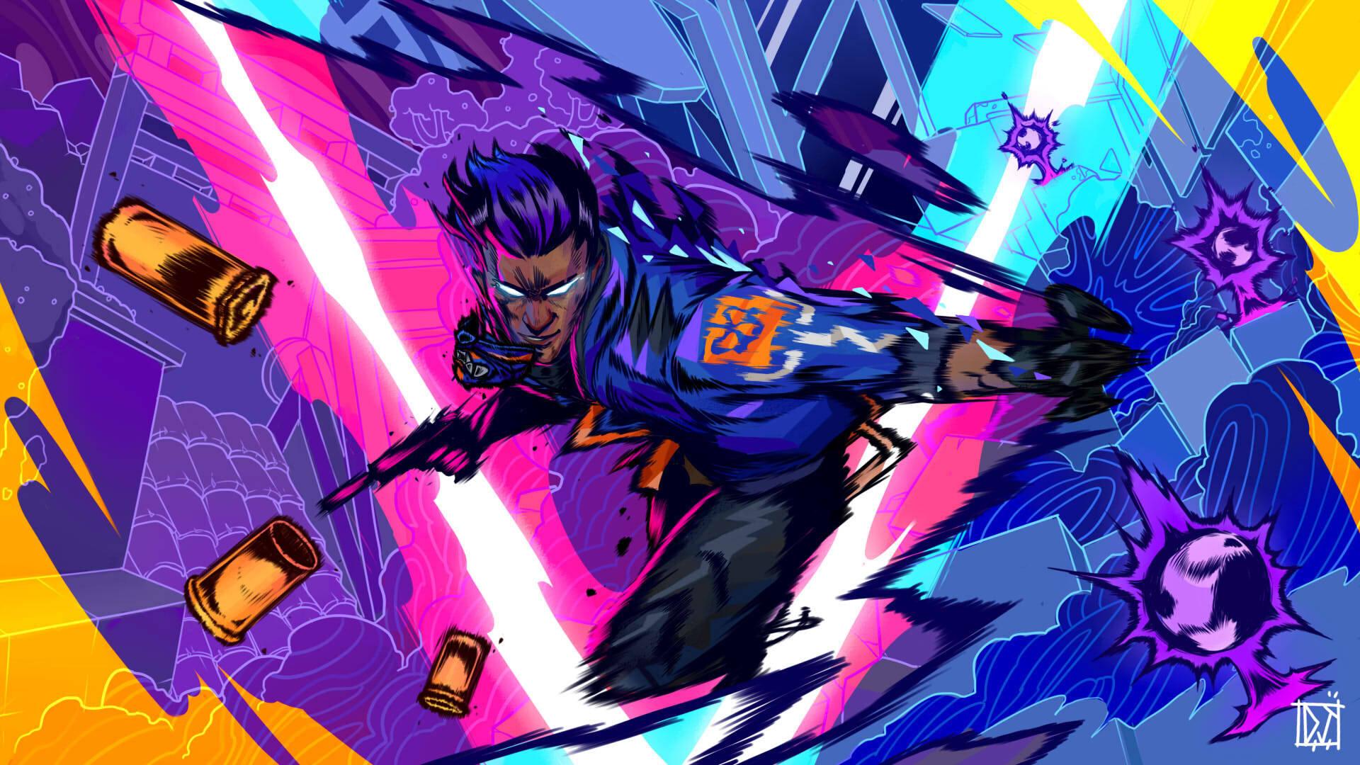 Image Yoru with Dagger, ready for the fight in Valorant — 1920x1080 wallpaper