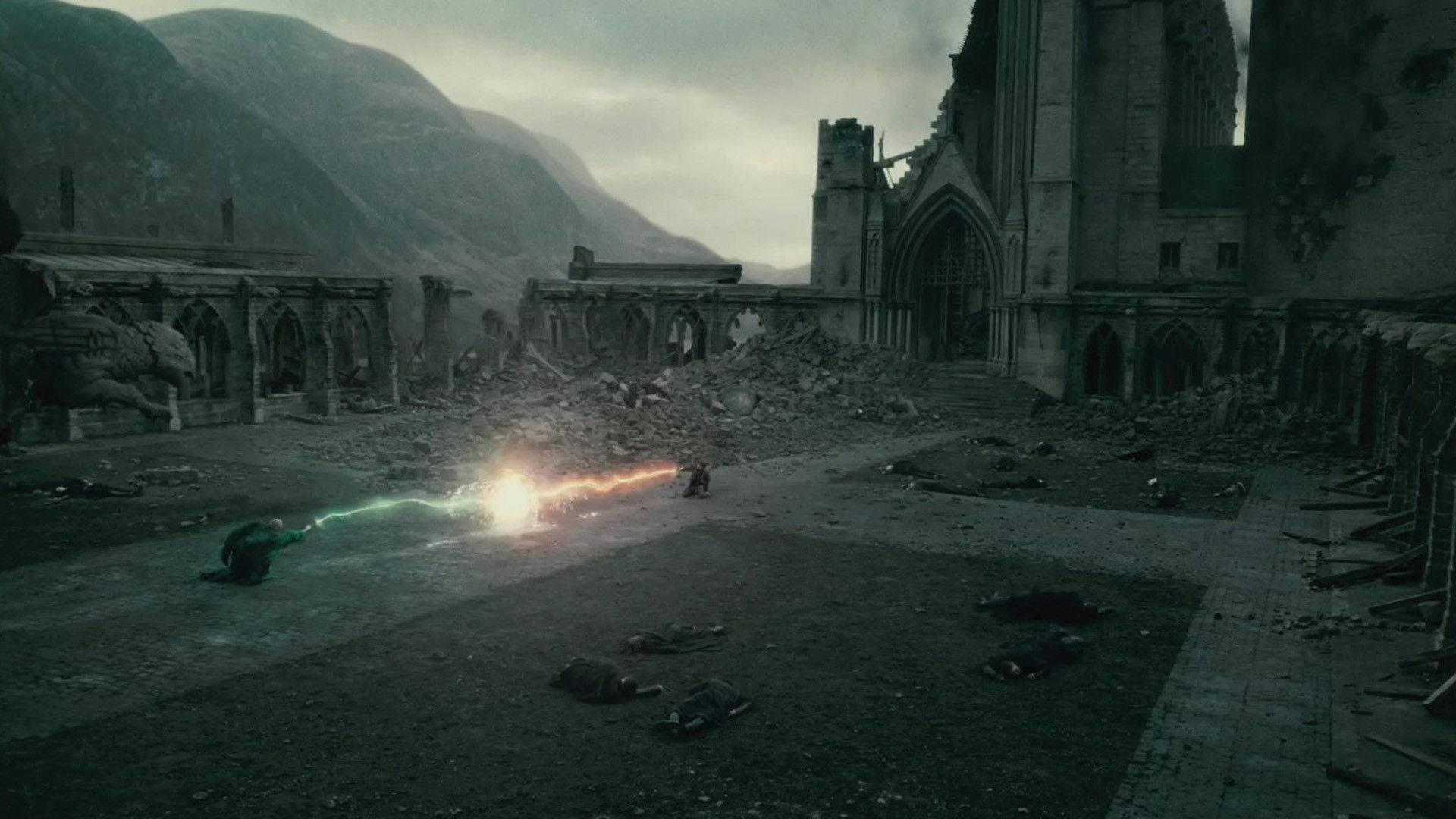 In the darkest of hours, Hogwarts stands strong — 1920x1080 wallpaper