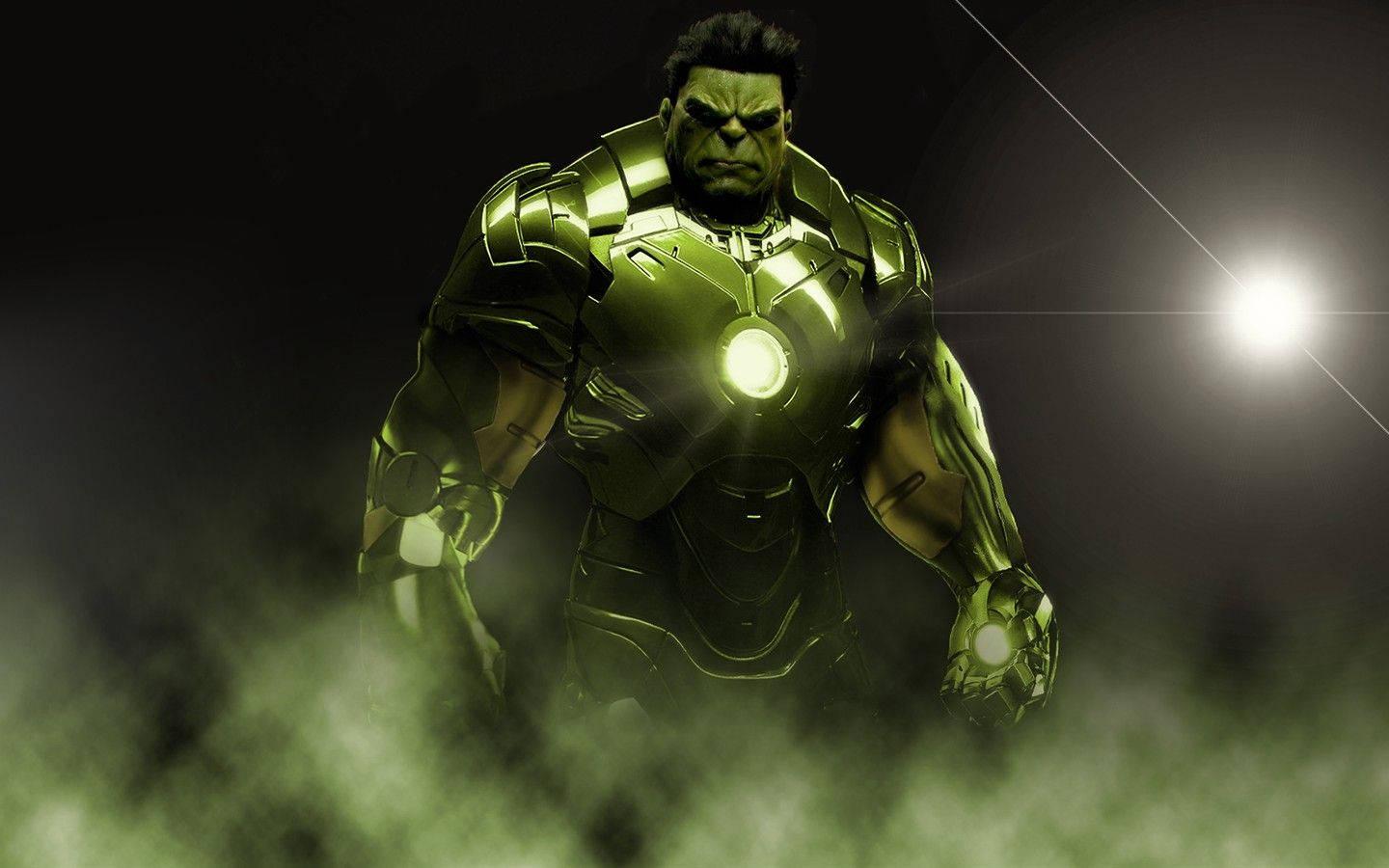 Incredible Hulk In Ironman Suit — 1440x900 wallpaper