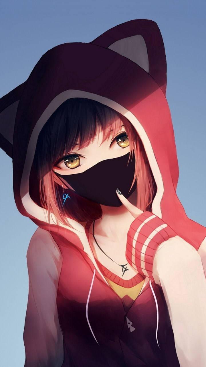 Index On Mask Cute Anime Girl iPhone — 720x1280 wallpaper