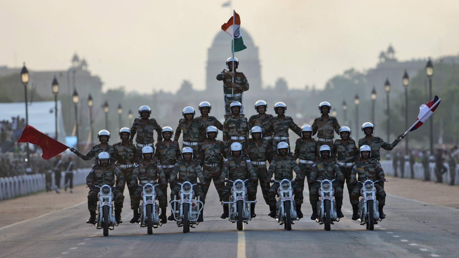 Indian Army Motorcade — 1600x899 wallpaper