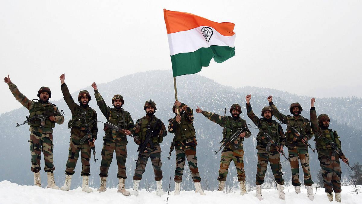 Indian Army Waving Flag — 1200x675 wallpaper