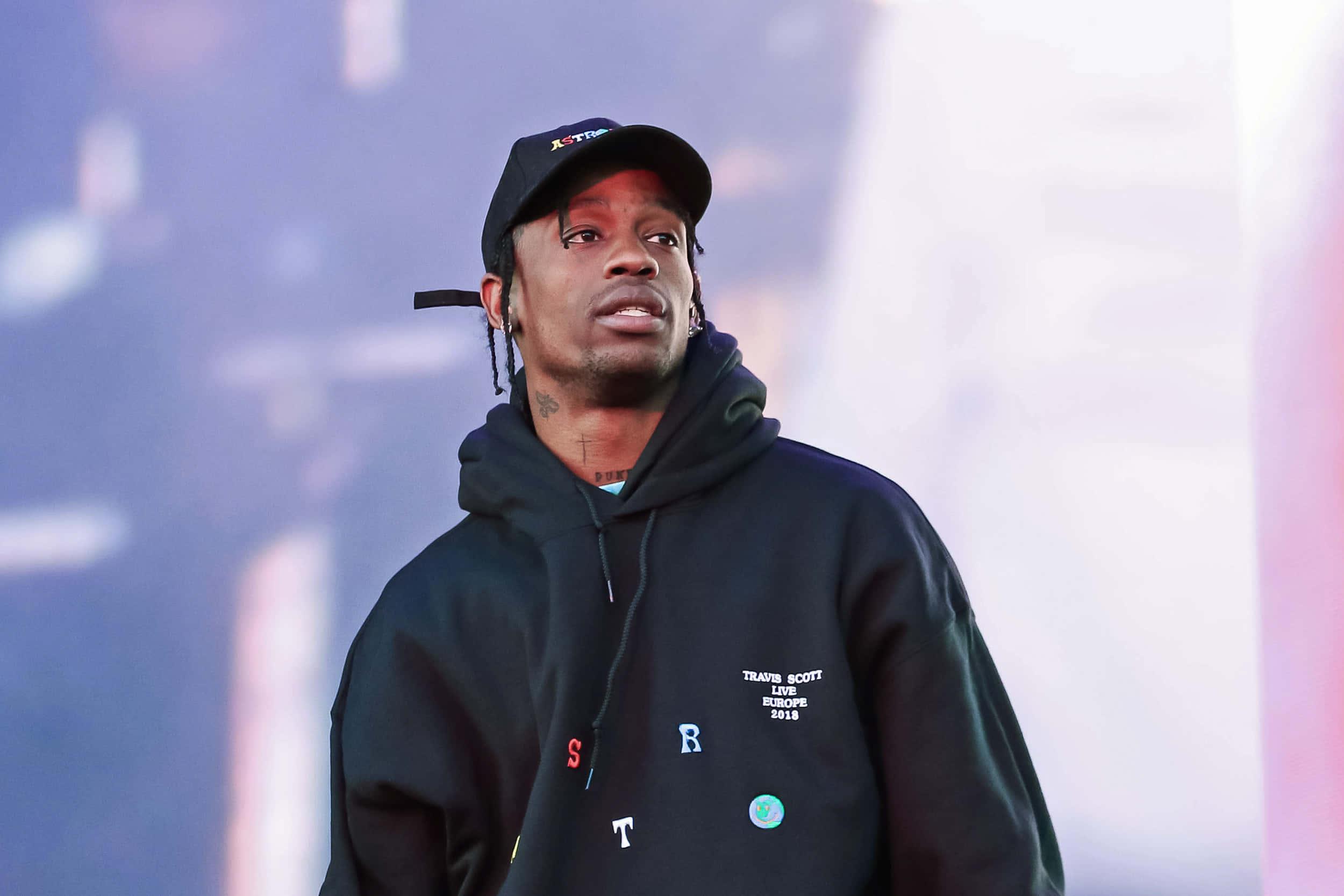 Inspired by the sky, Travis Scott lights up the night with his music. — 2500x1667 wallpaper