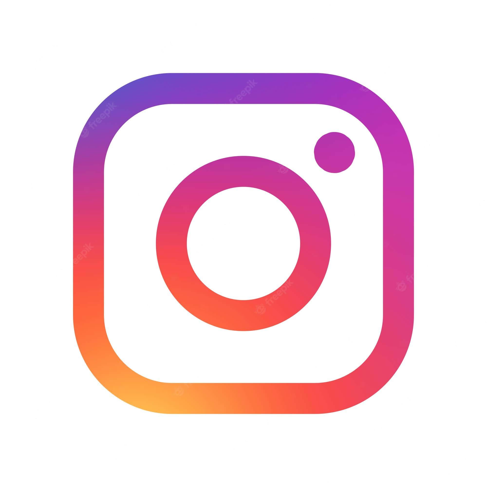 instagram logo with a purple and blue background — 2000x2000 wallpaper