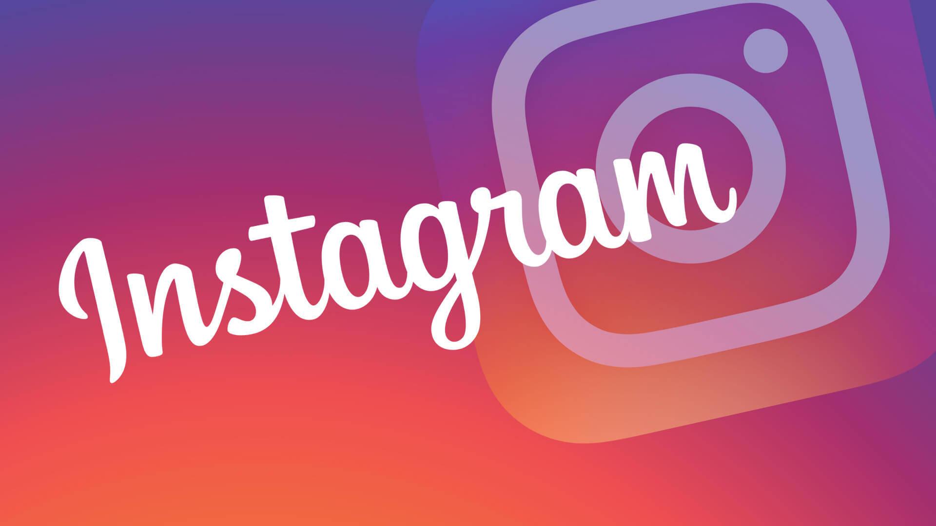 Instagram Social Media Logo — 1920x1080 wallpaper