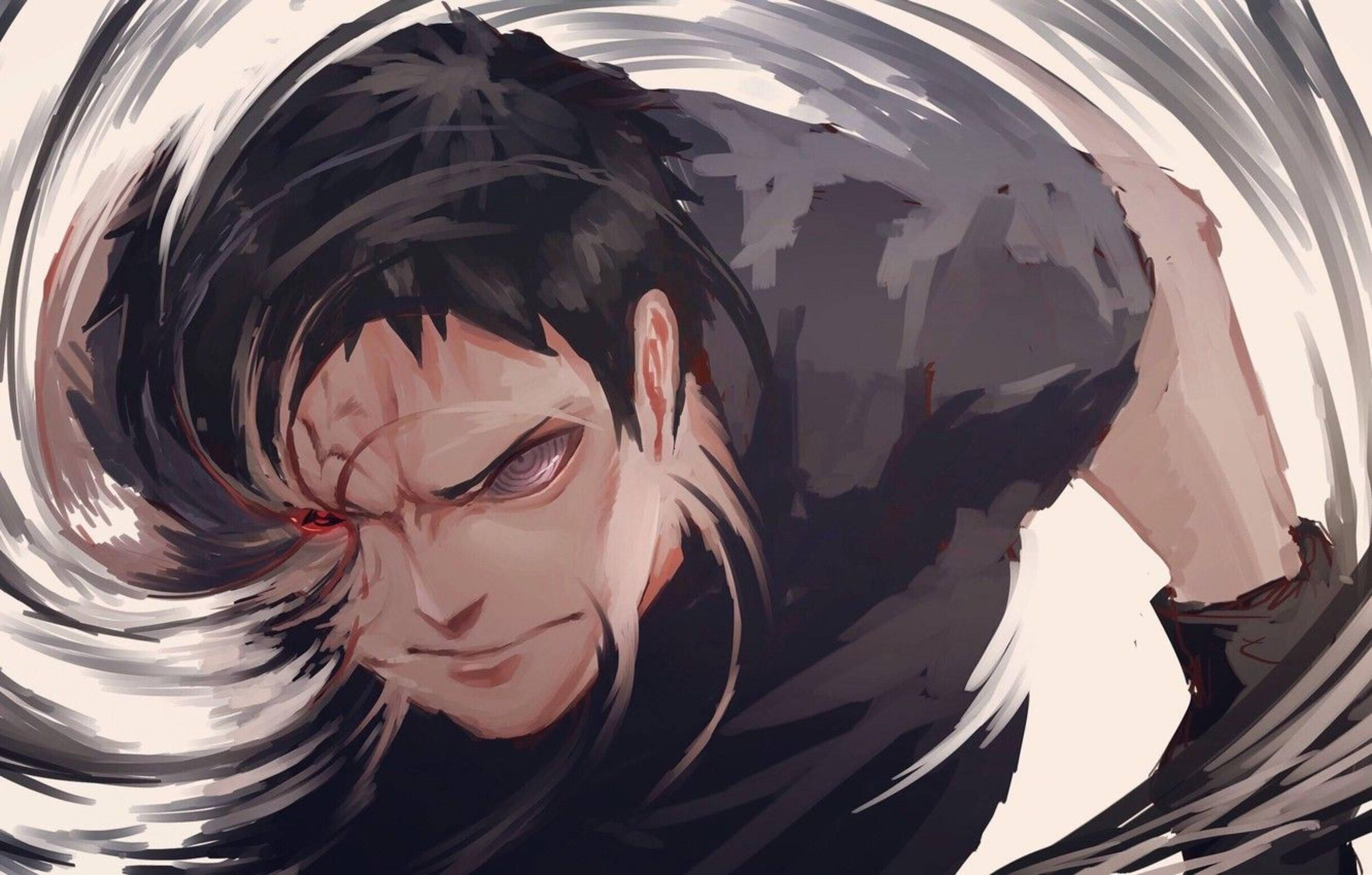 Intense Obito Uchiha Illustration