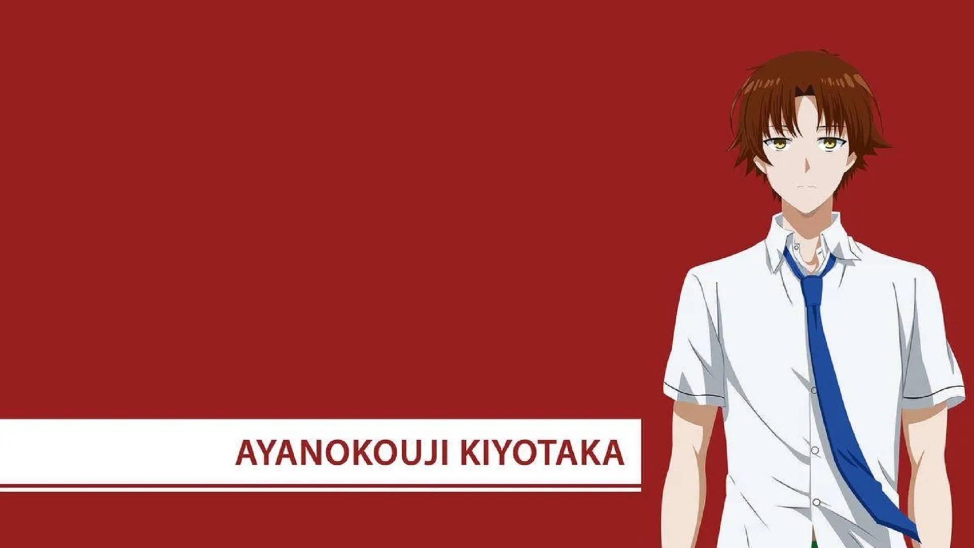 Intense Stare of Kiyotaka Ayanokoji — 1920x1080 wallpaper