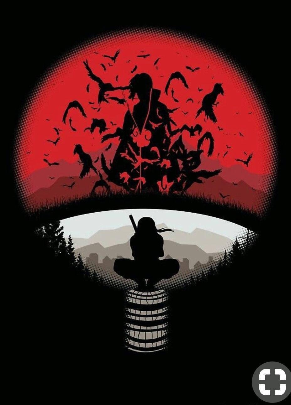 Intriguing Itachi Uchiha Sharingan Eye Mobile Wallpaper — 928x1293 wallpaper