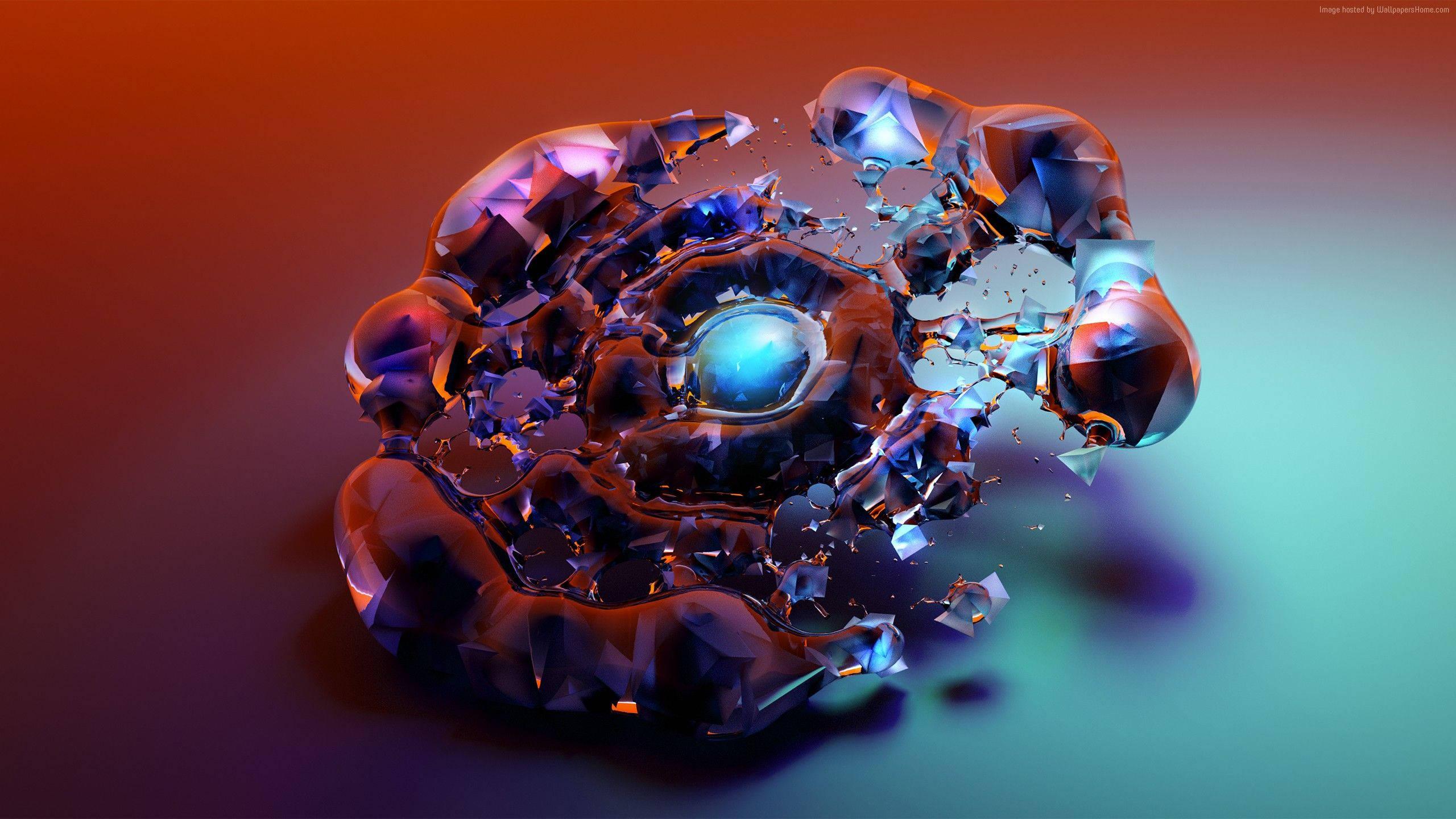 iPad Retina Display Crystals Abstract — 2560x1440 wallpaper