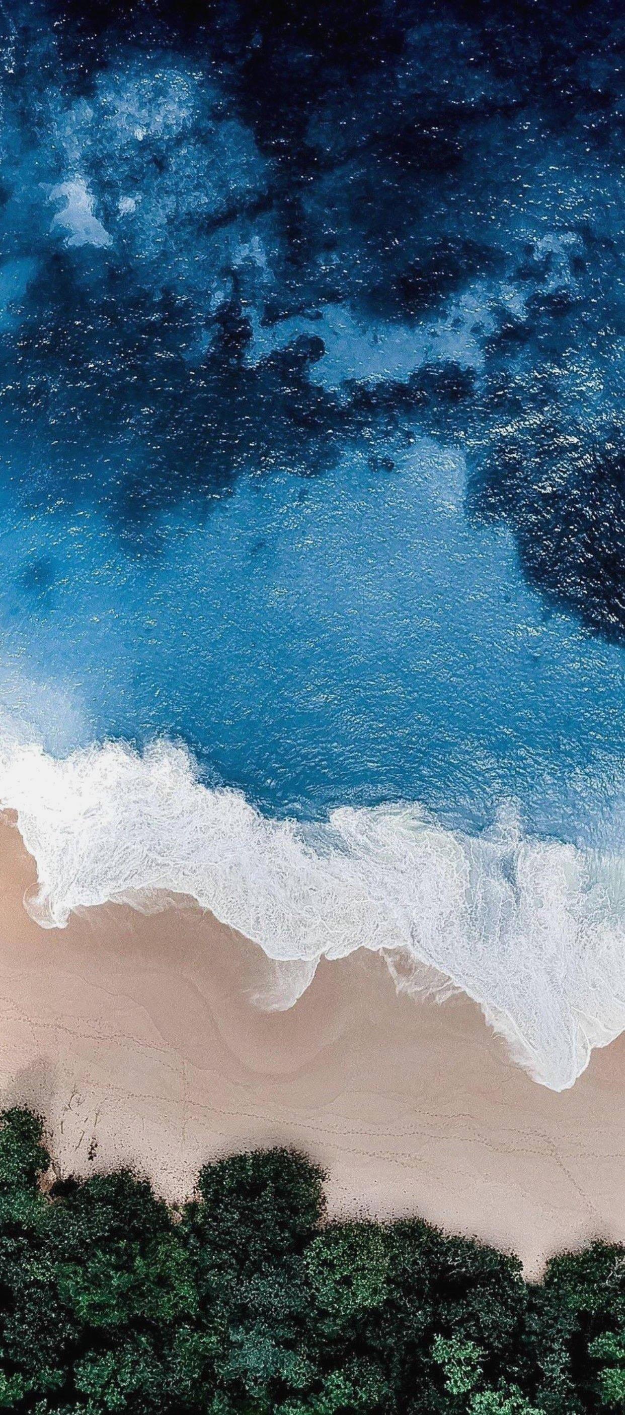iPhone 11 Soaring Above the Seashore — 1242x2809 wallpaper
