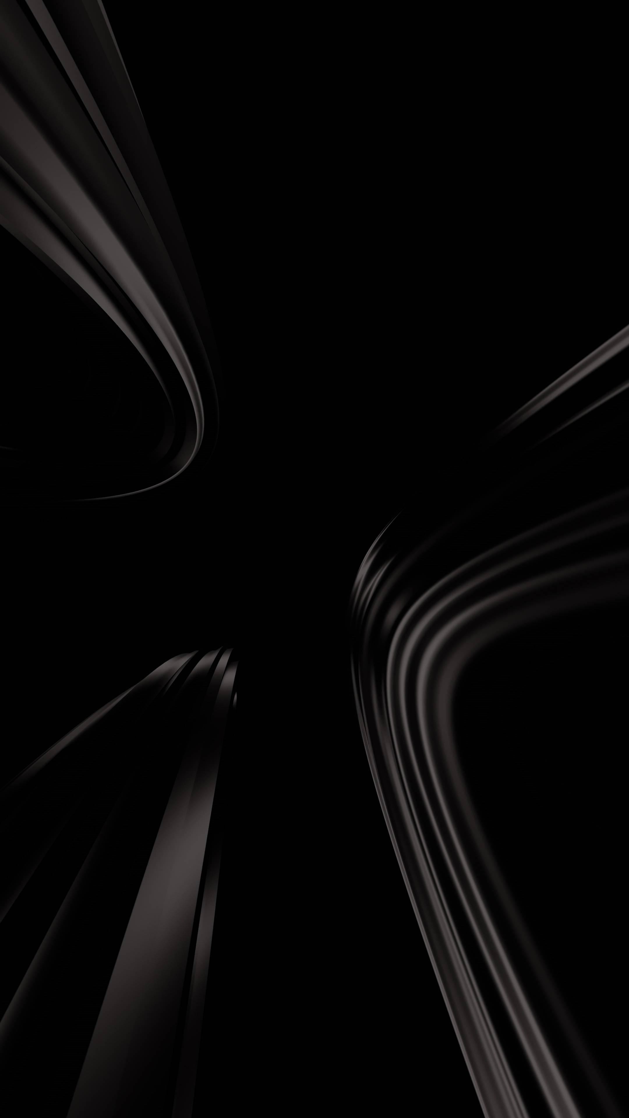 Iphone 13 Black Curve Lines — 2160x3840 wallpaper