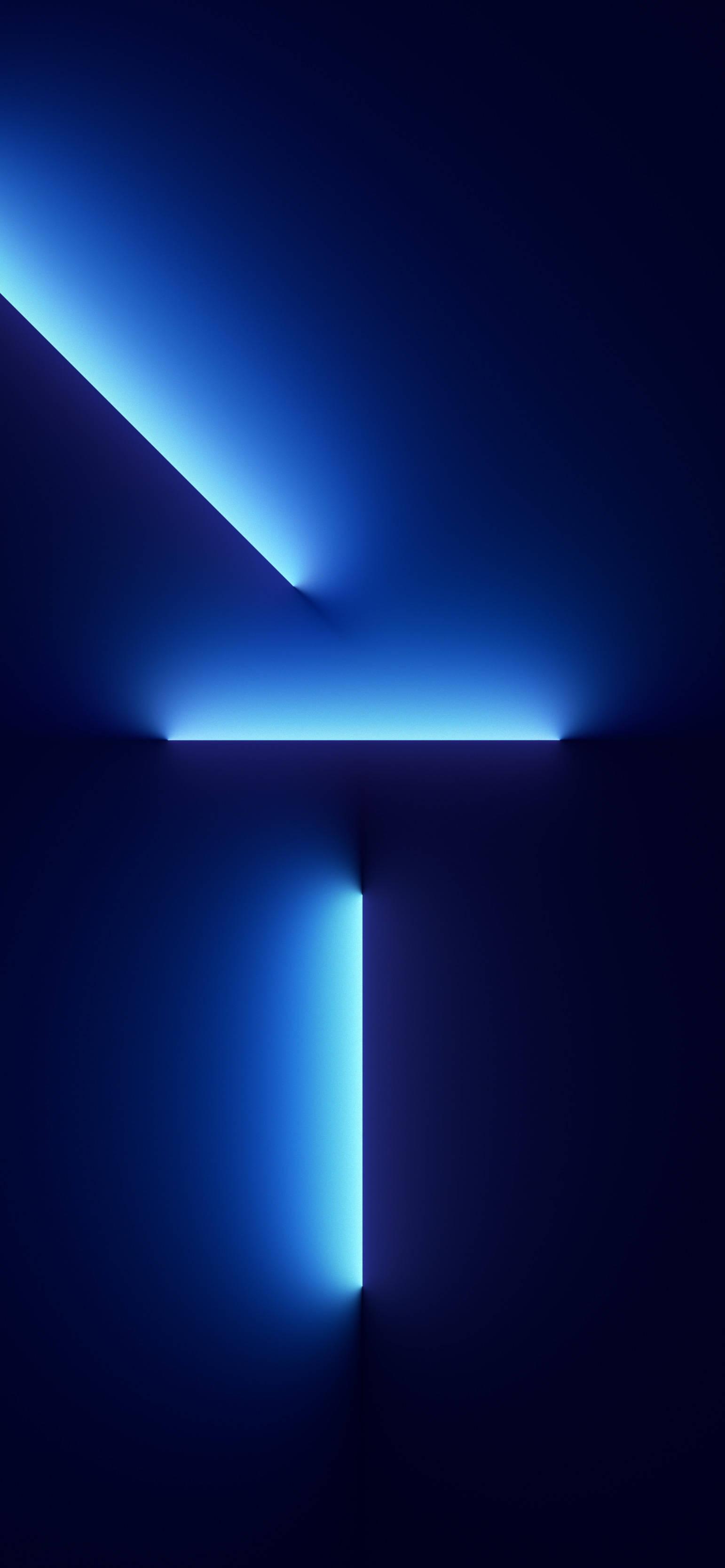 Iphone 13 Dark Blue Light Beam — 1542x3334 wallpaper