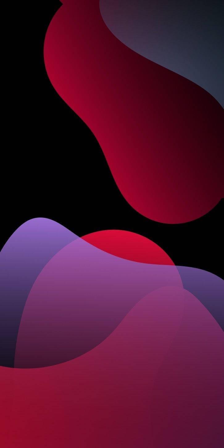 Iphone 13 iOS Dark Red — 726x1452 wallpaper