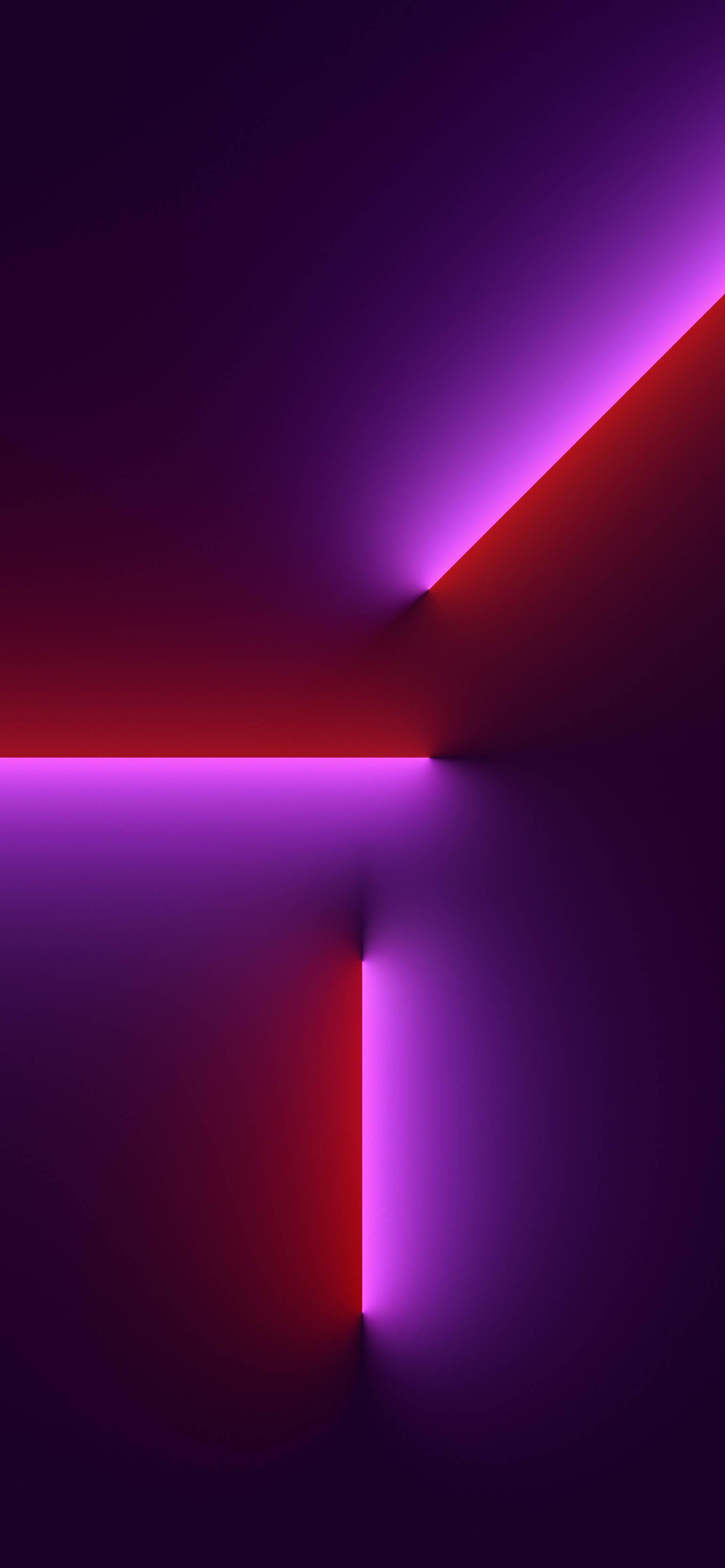 Iphone 13 Pink Light Beam — 1542x3334 wallpaper