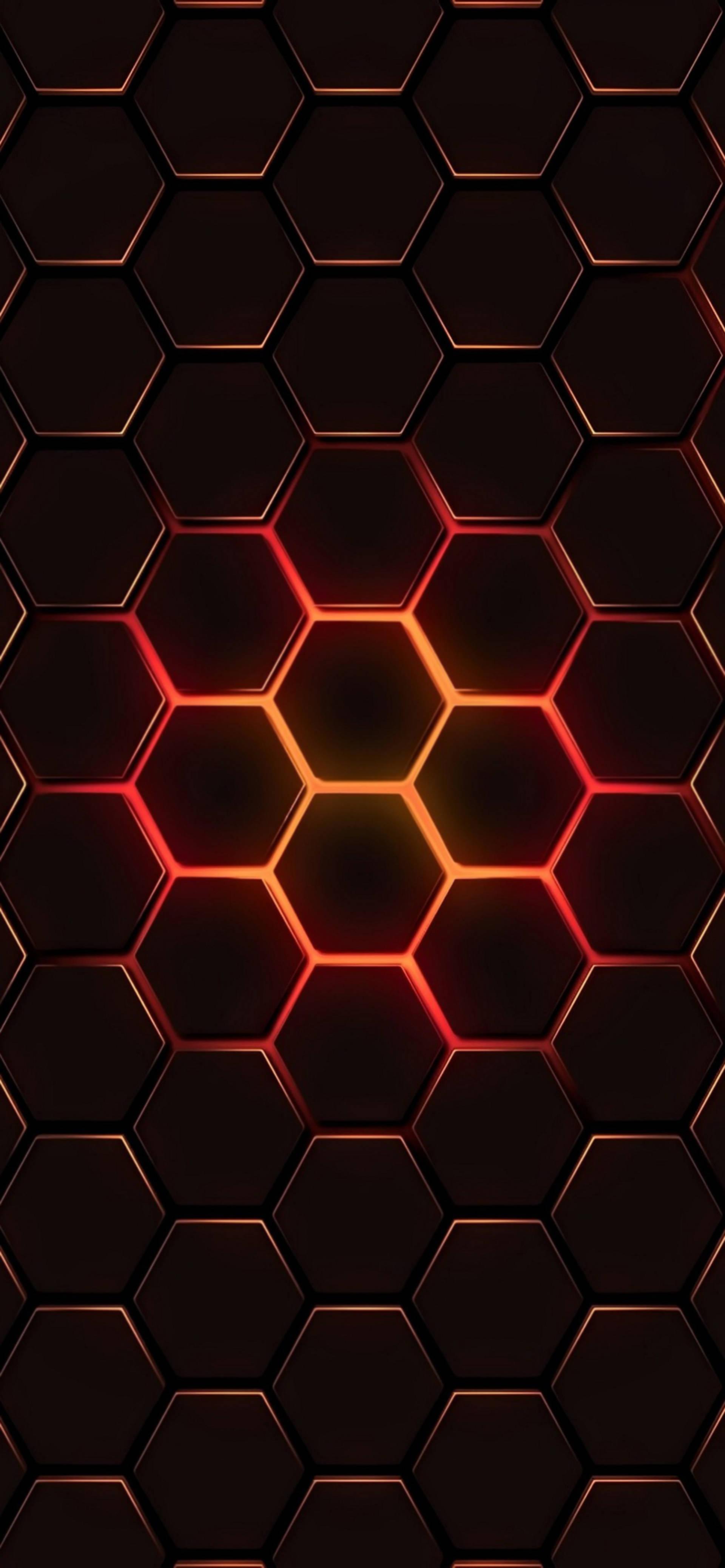 IPhone 13 Pro Max Hexagon — 1920x4155 wallpaper
