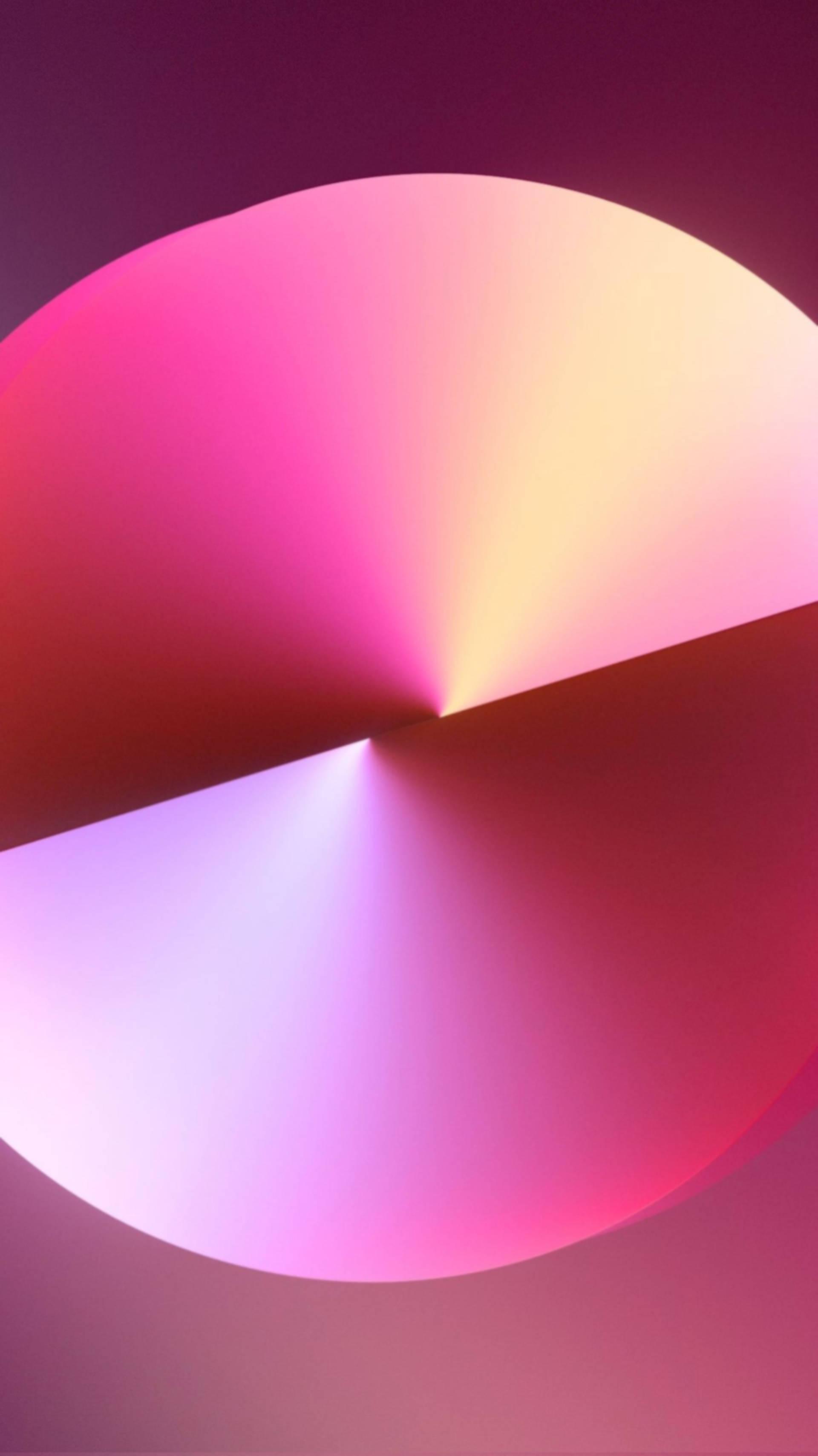 IPhone 13 Pro Max Pink Disc — 1920x3419 wallpaper