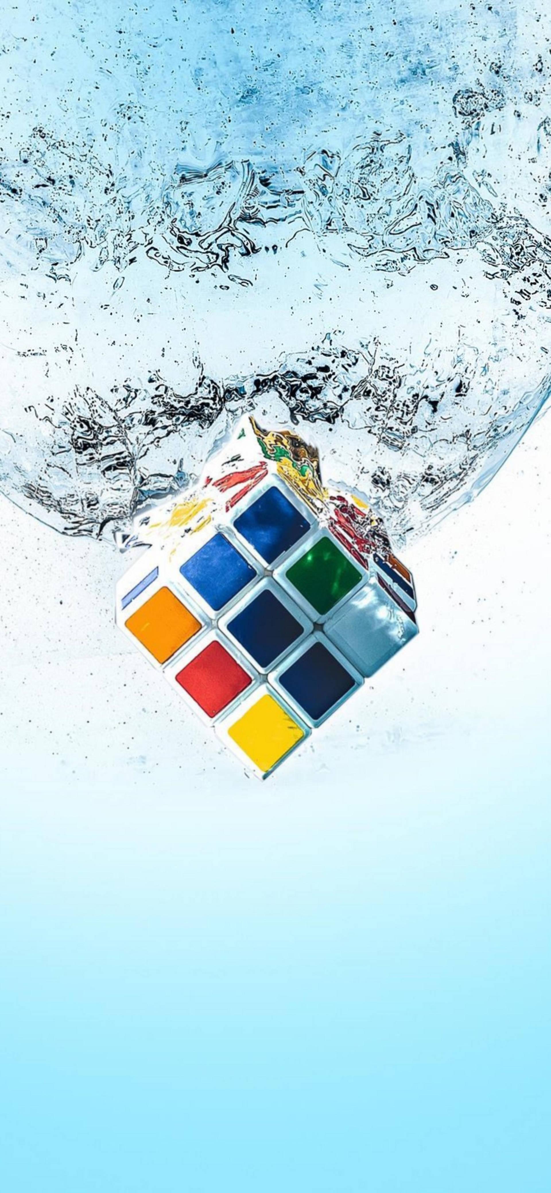 IPhone 13 Pro Max Rubik's Cube — 1920x4155 wallpaper