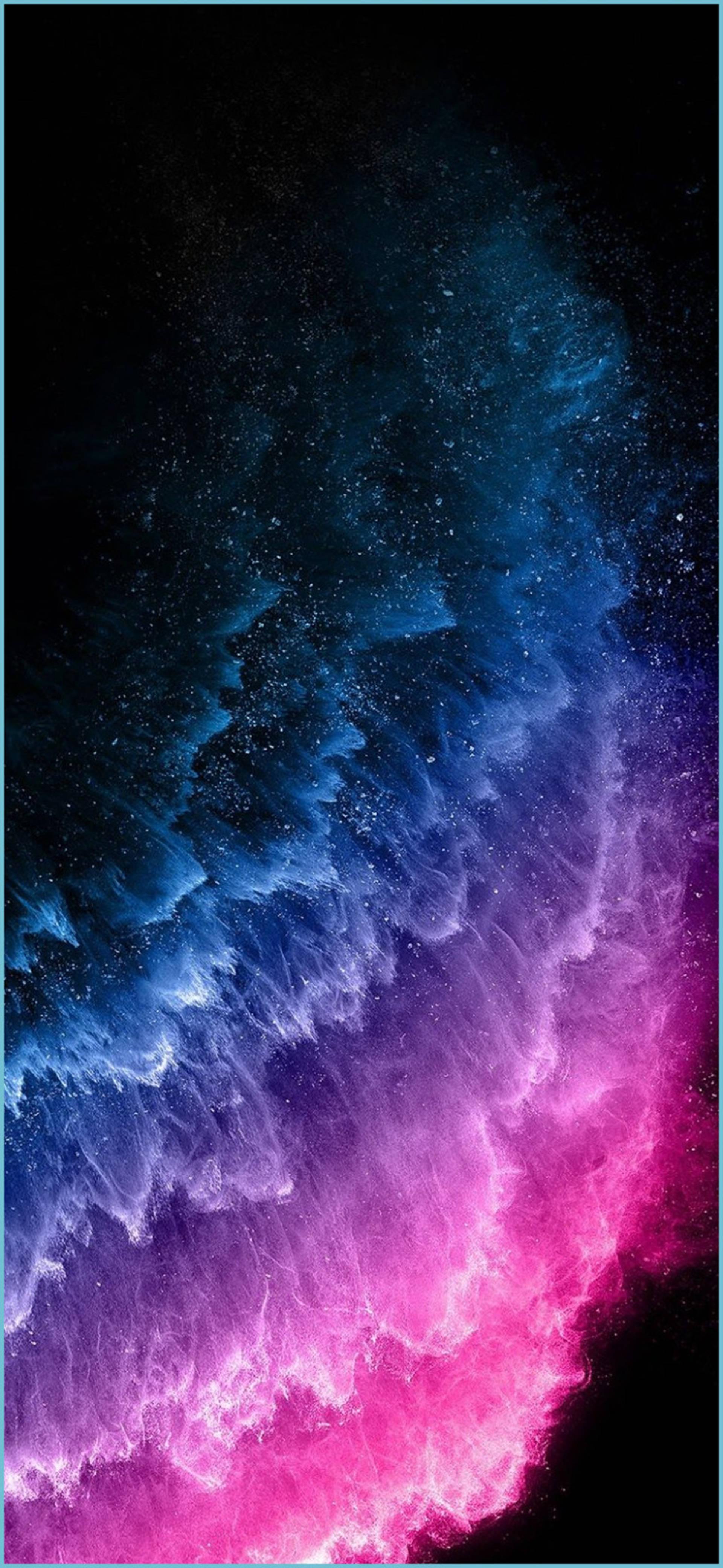 iPhone 13 Pro Max Showcasing Cosmic Gradient Background — 1920x4162 wallpaper