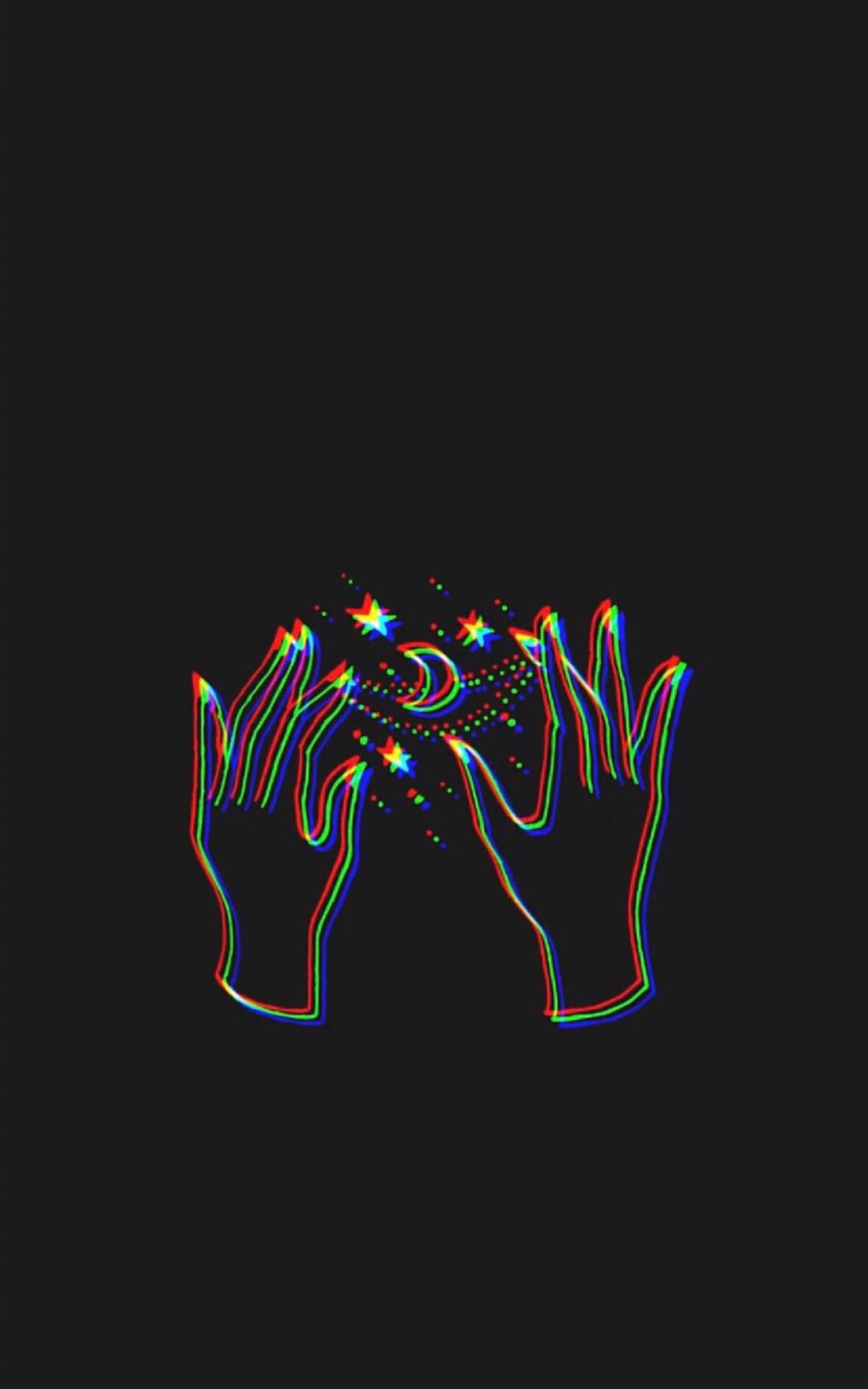 Iphone Aesthetic Magical Hands — 1384x2214 wallpaper