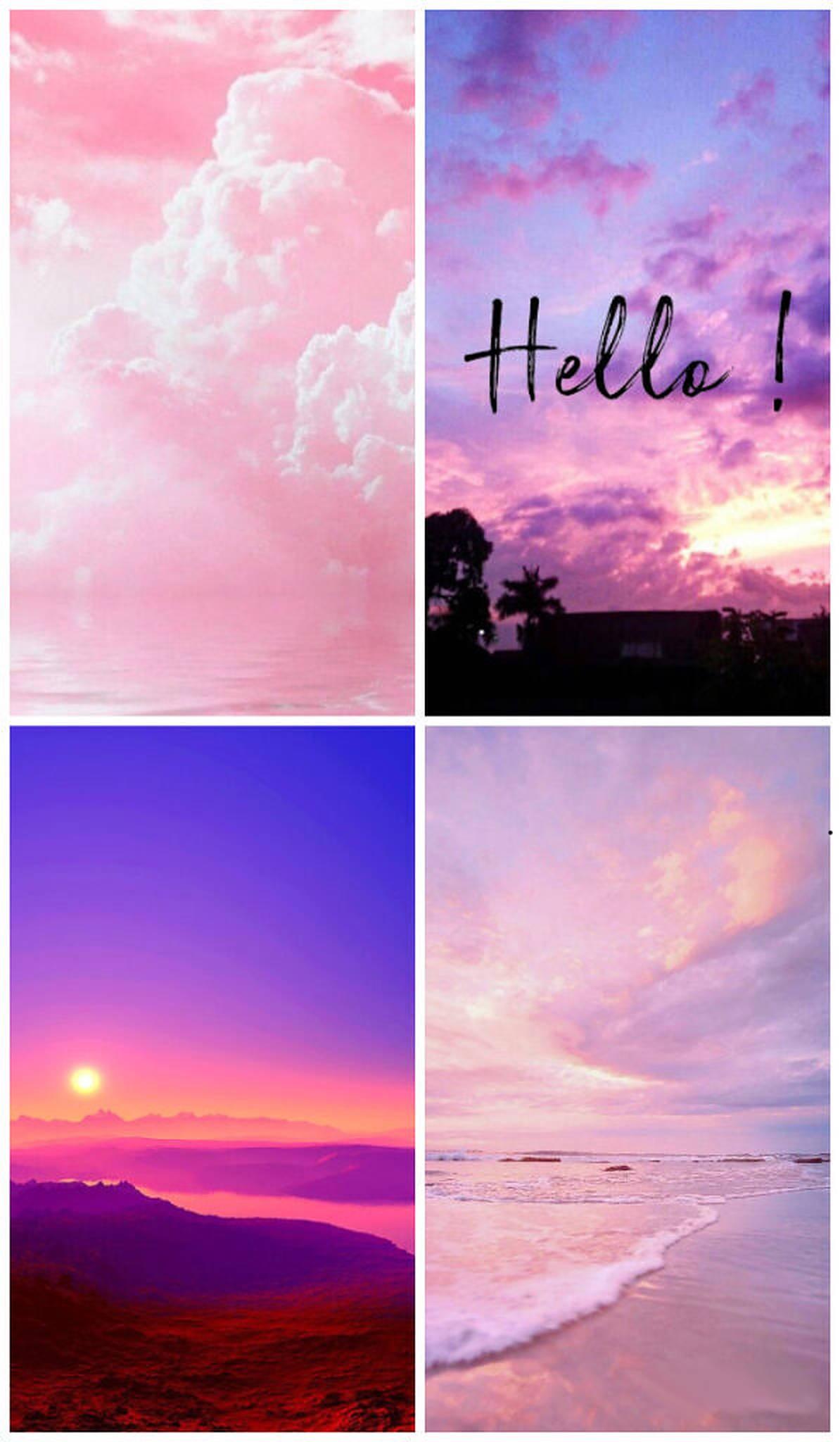 Iphone Pink Aesthetic Collage — 1194x2048 wallpaper
