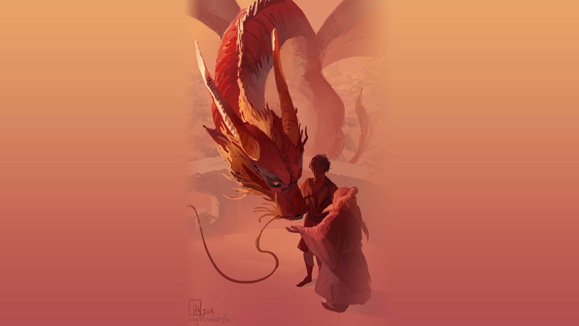 Iroh and Zuko, brotherly duo and Dragon — 1920x1080 wallpaper