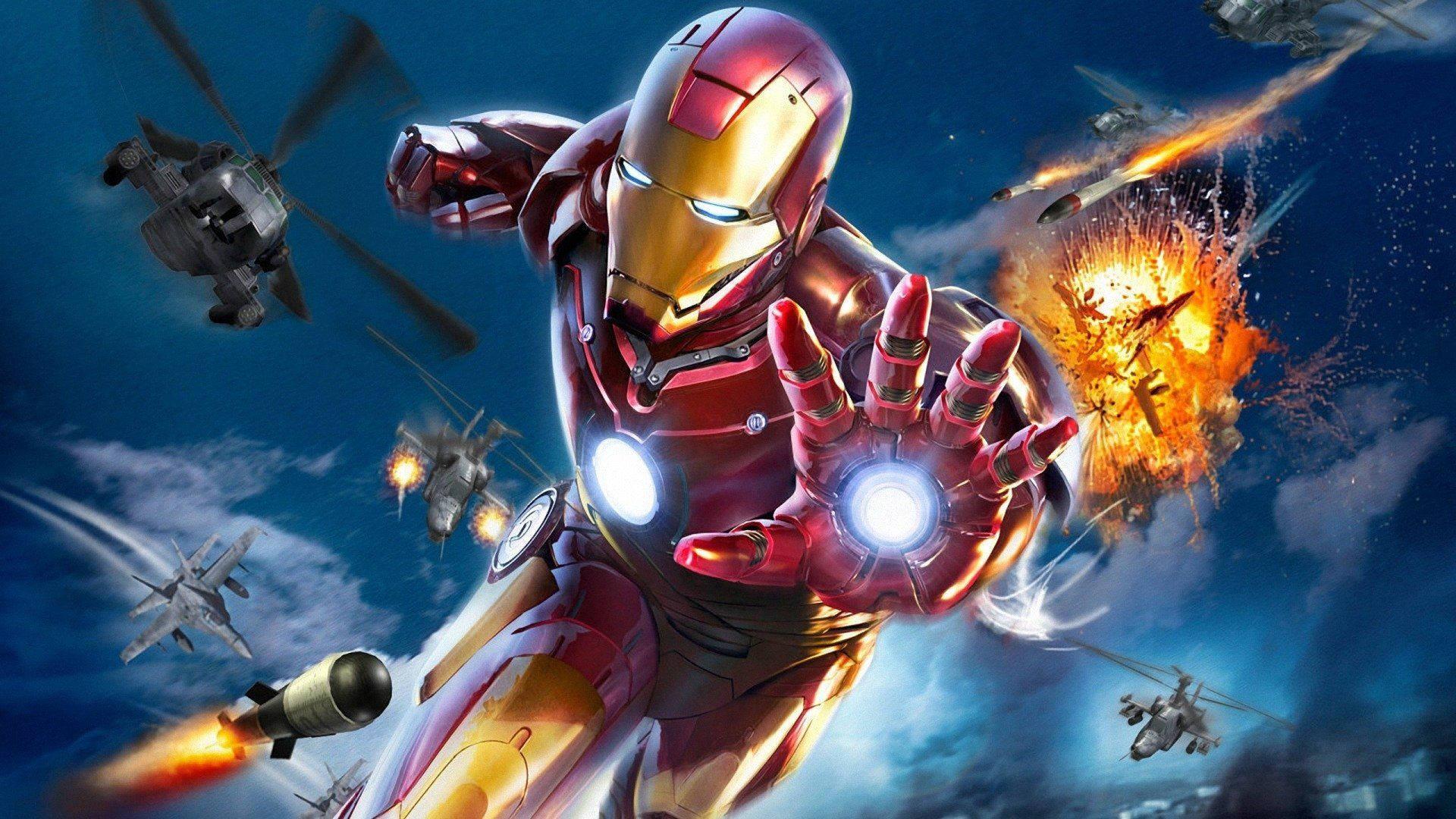Iron Man In The Sky