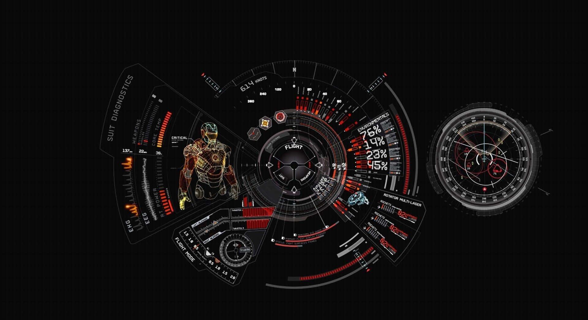 Iron Man Suit Diagnostics H U D