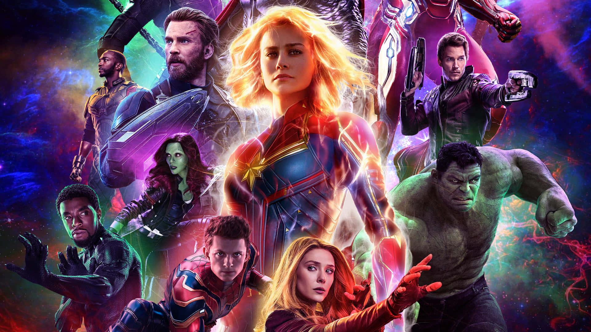 Ironman and Captain America team up to face Thanos in the epic finale of Marvel’s Avengers Saga. — 1920x1080 wallpaper