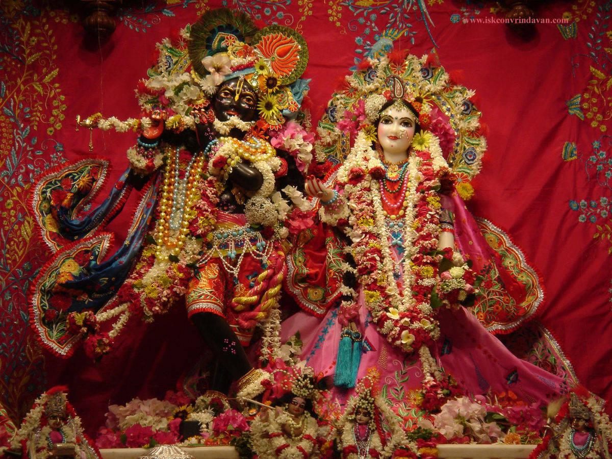 ISKCON Tributes To Krishna And Radha — 1200x900 wallpaper