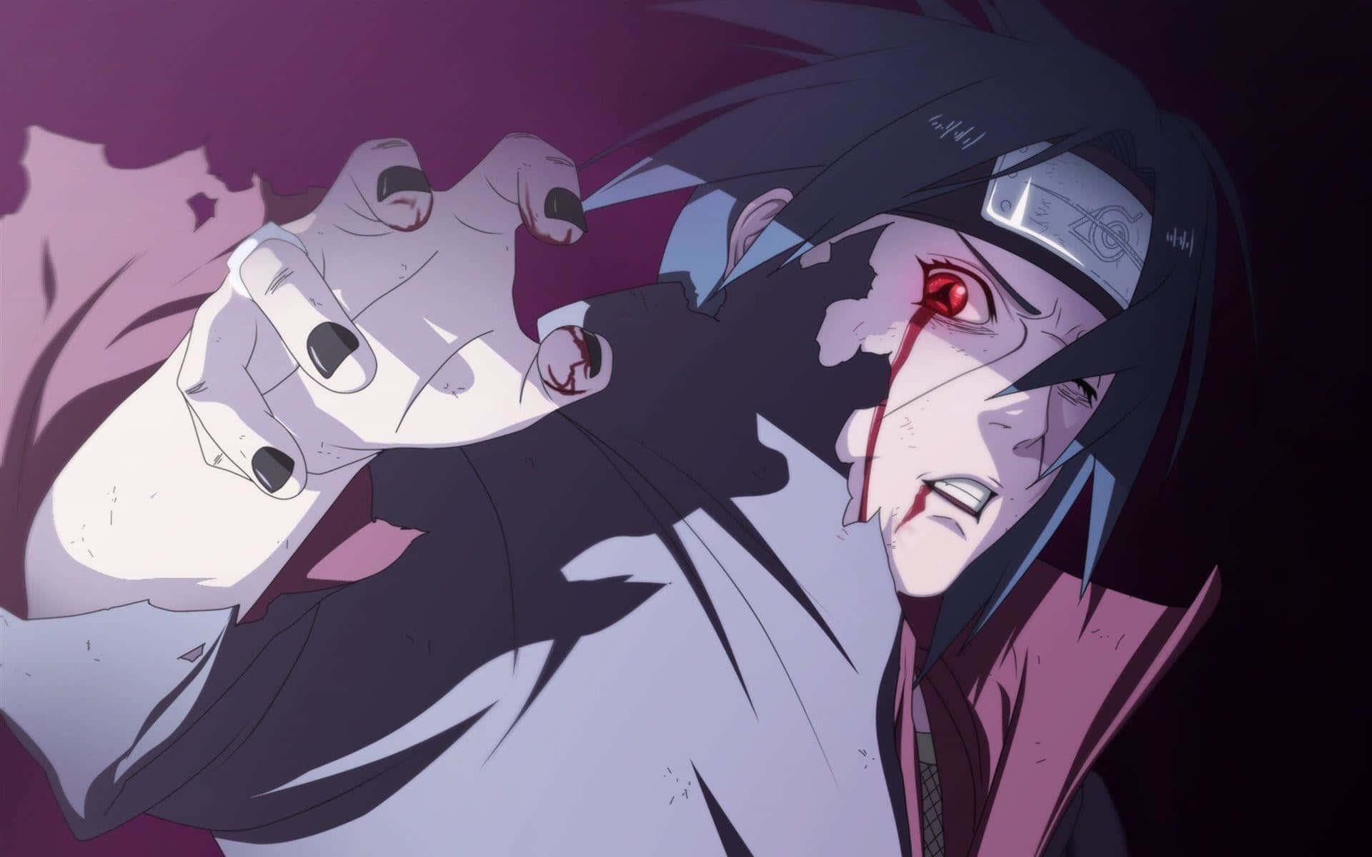 Itachi Bloody Eye Picture
