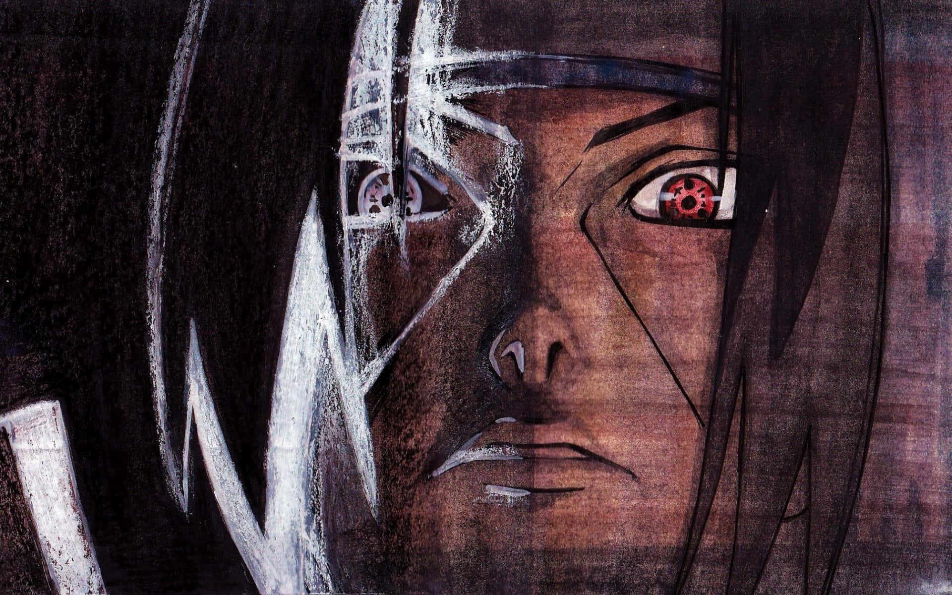 Itachi Fierce Face Picture