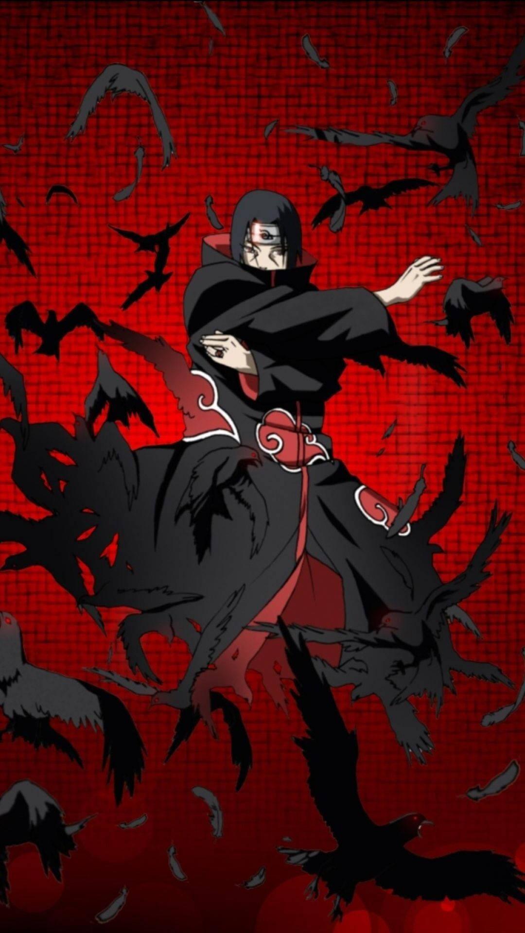 Itachi Phone Black Crows — 1080x1920 wallpaper