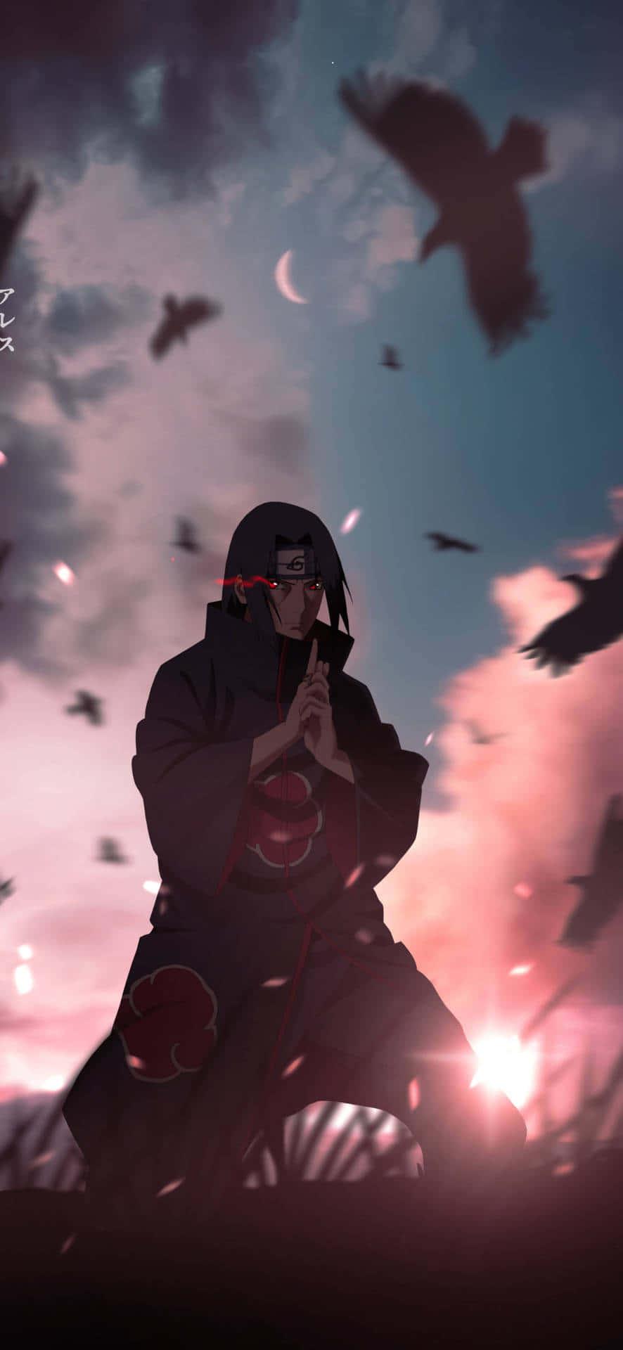 Itachi Uchiha Doing Sharingan Picture