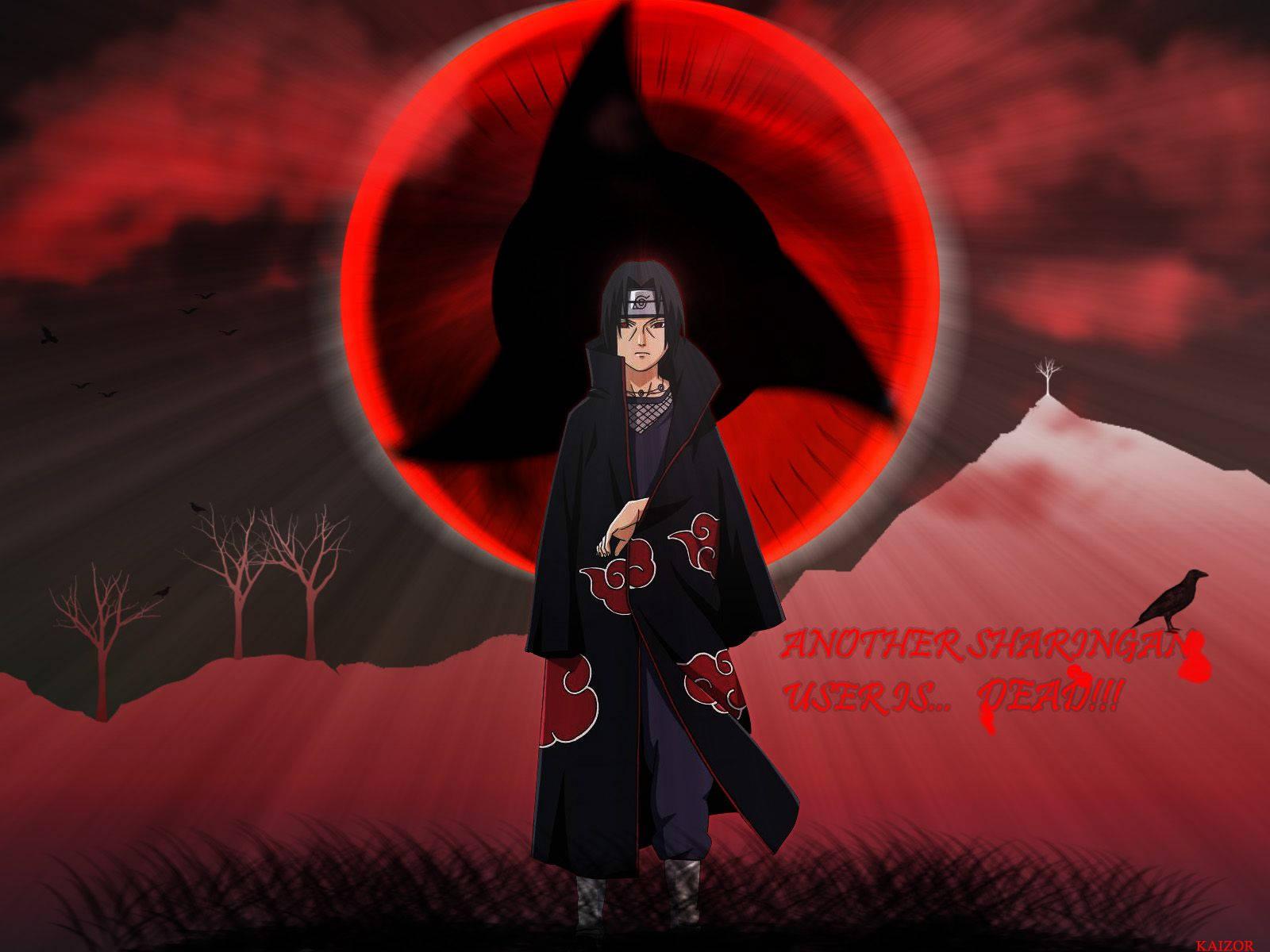 Itachi Uchiha's Mangekyō Sharingan — 1600x1200 wallpaper