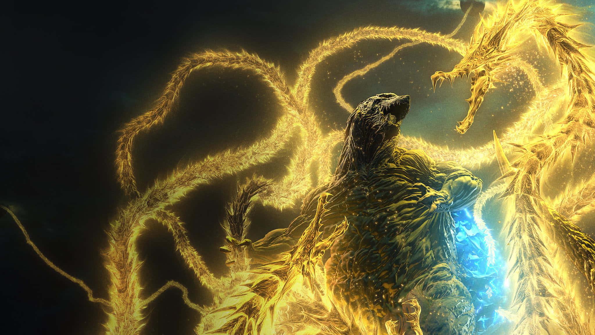 It's time to meet Godzilla - the King of the Monsters — 2048x1152 wallpaper