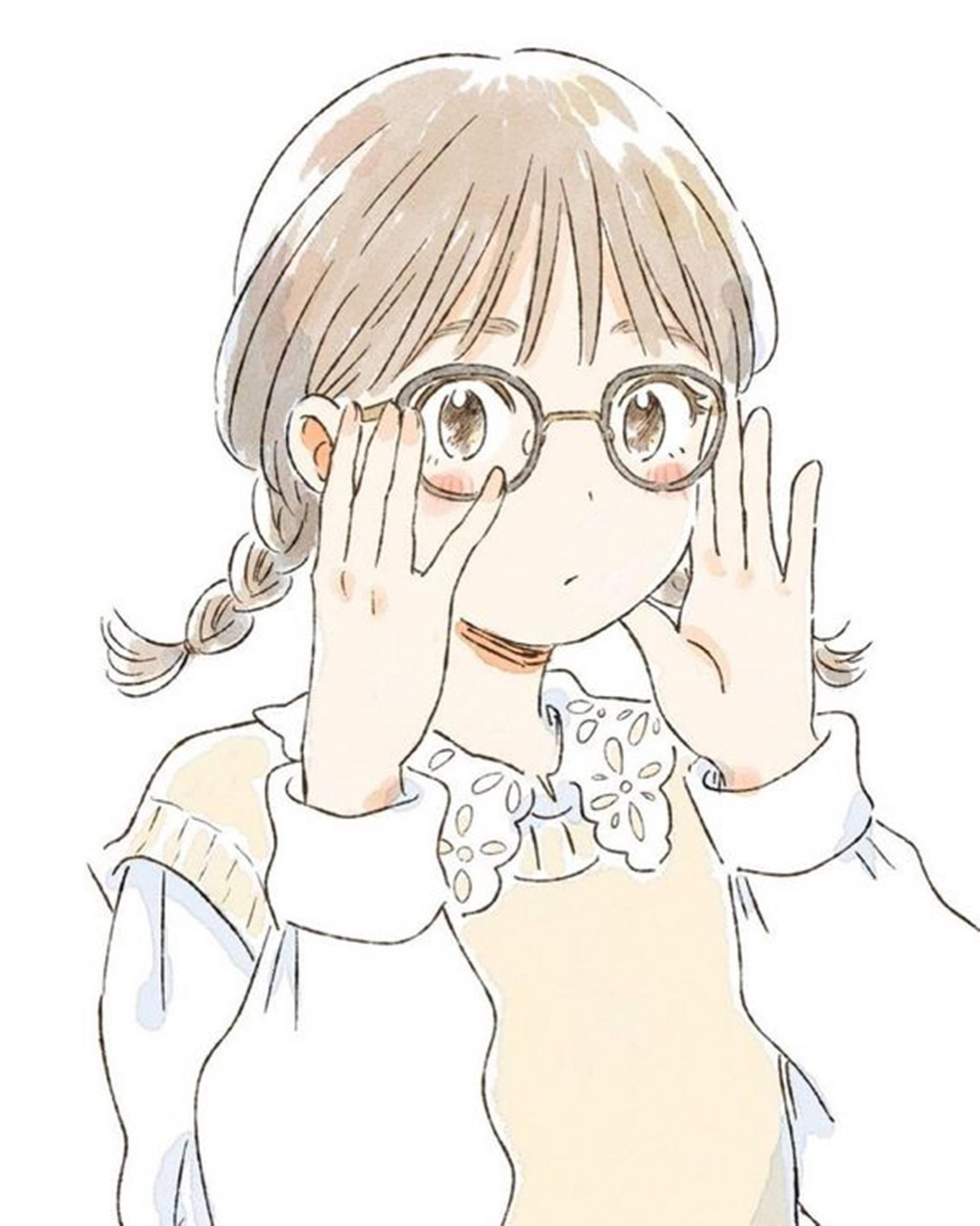 Itunohika Girl Braids With Glasses Unique Cool PFP — 1852x2315 wallpaper
