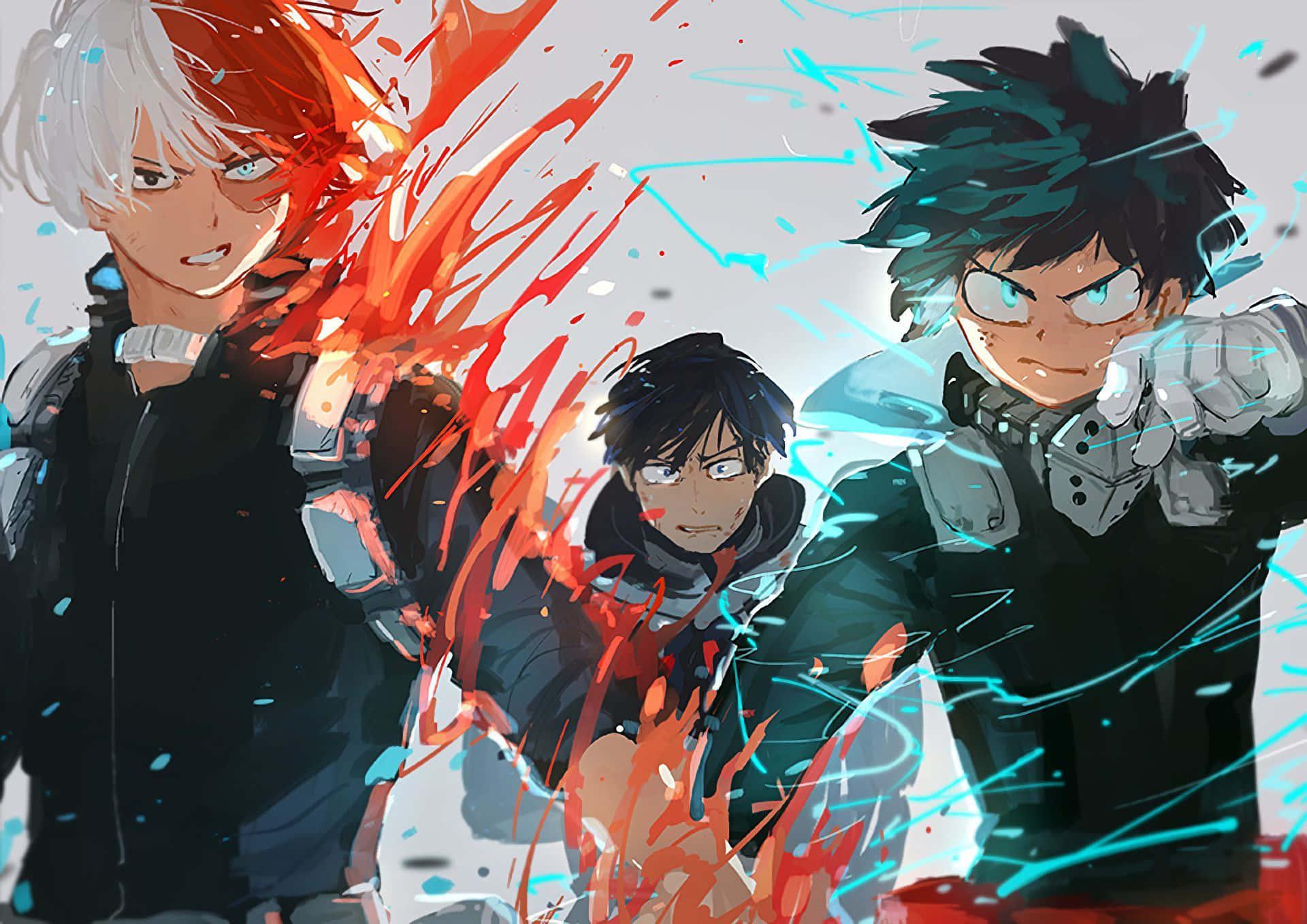 Izuku Midoriya steps up — 1920x1358 wallpaper
