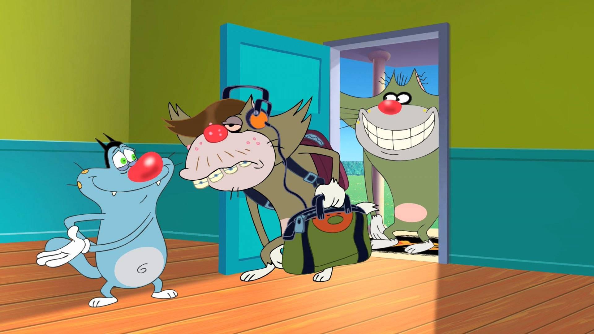 Jack Oggy And The Cockroaches Visitor — 1920x1080 wallpaper