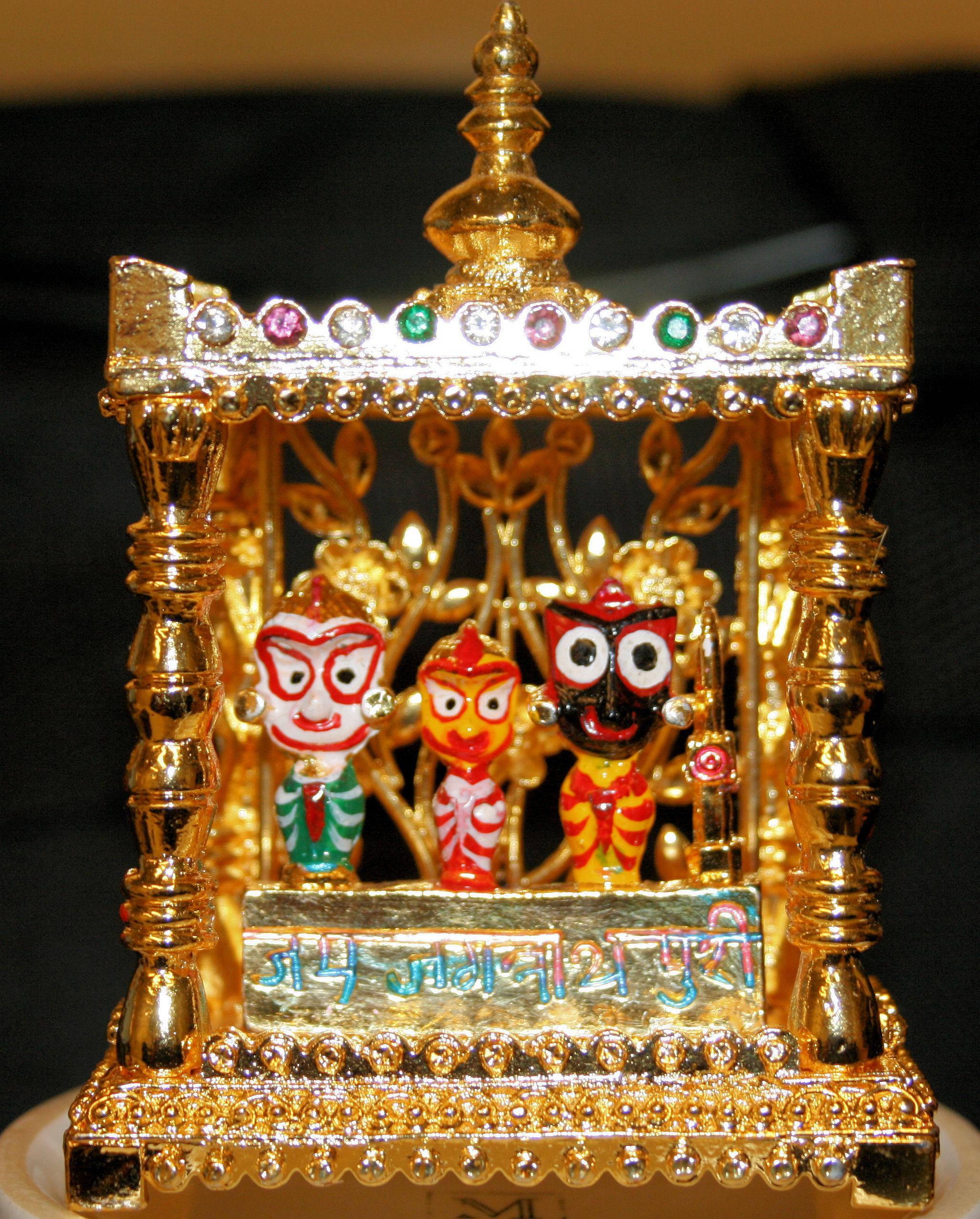Jagannath Gold Figurine — 2054x2555 wallpaper