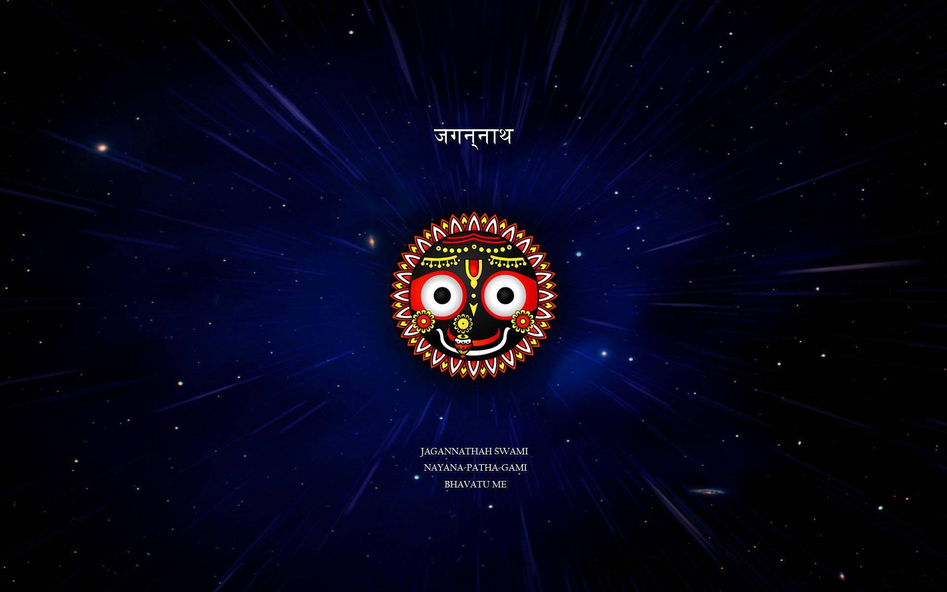 Jagannath In Dark Space — 1920x1200 wallpaper