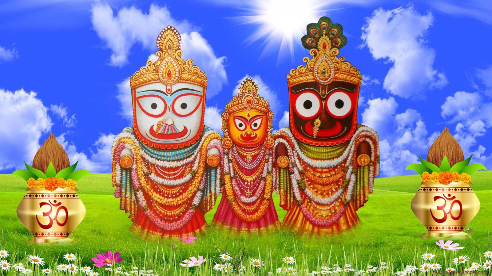Jagannath On Vast Field — 1600x900 wallpaper